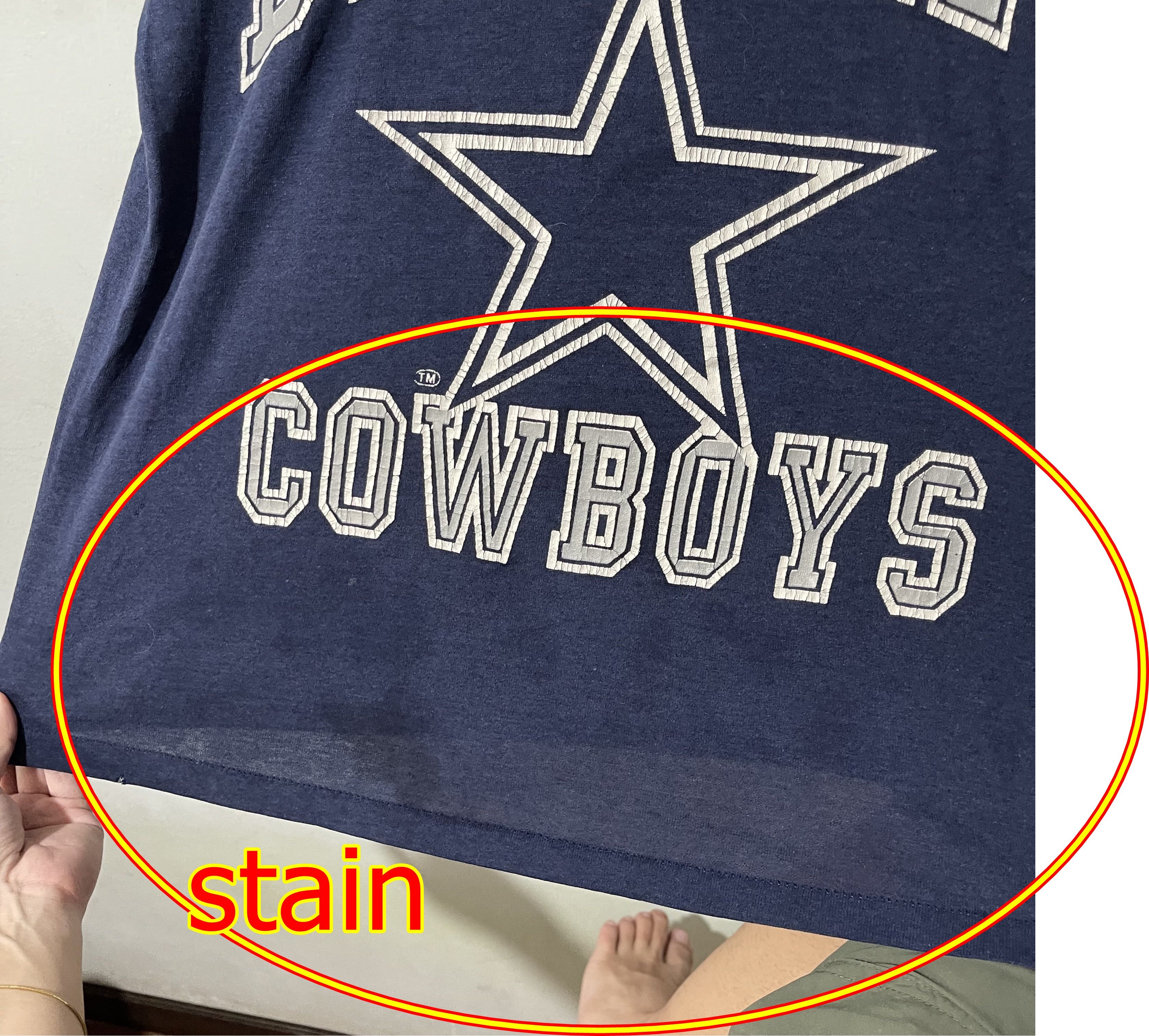 NFL Vintage 90s Dallas Cowboys T-Shirt Football Jersey Size US M / EU 48-50 / 2 - 7 Thumbnail