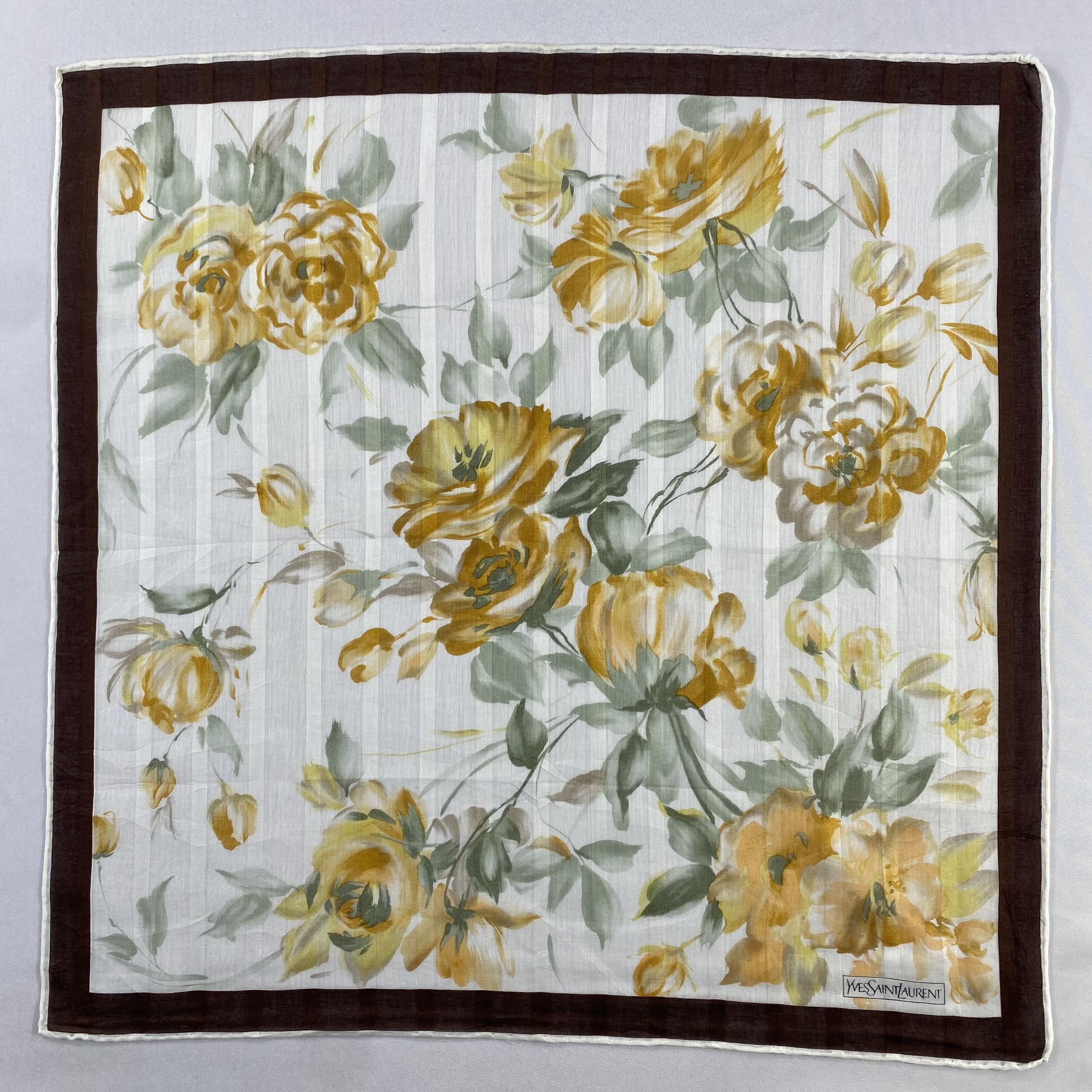 Vintage Yves Saint Laurent Handkerchief / Neckerchief-P1028 Size ONE SIZE - 1 Thumbnail