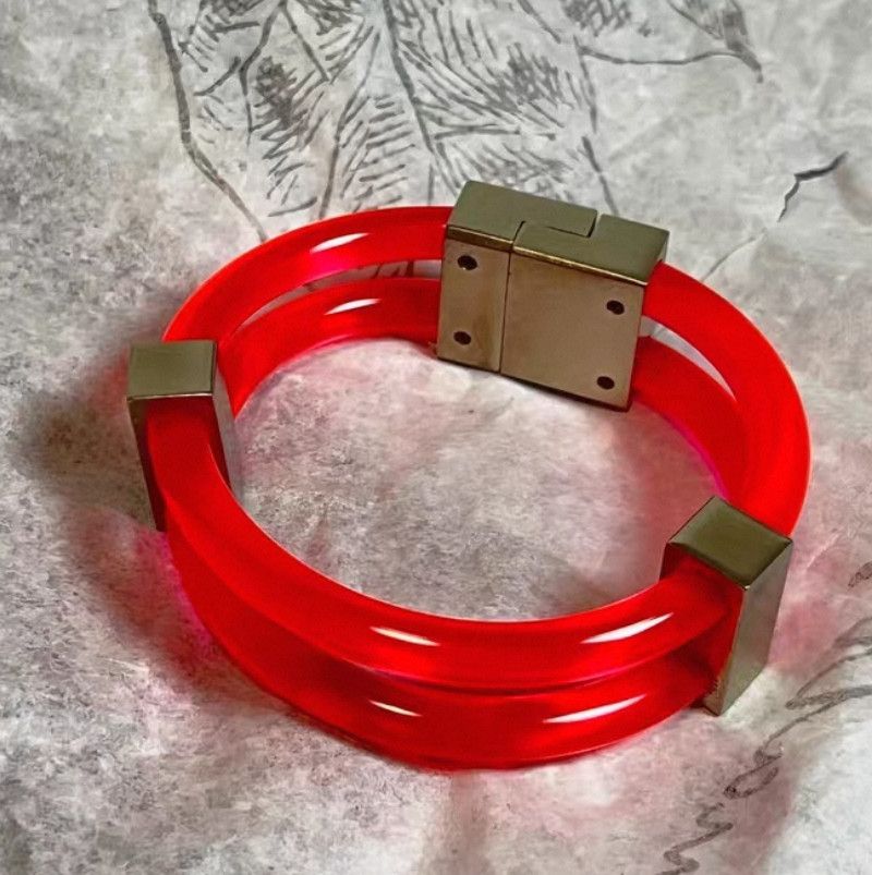 Fotus Fotus Fluorescent red Bracelet. Size ONE SIZE - 3 Thumbnail