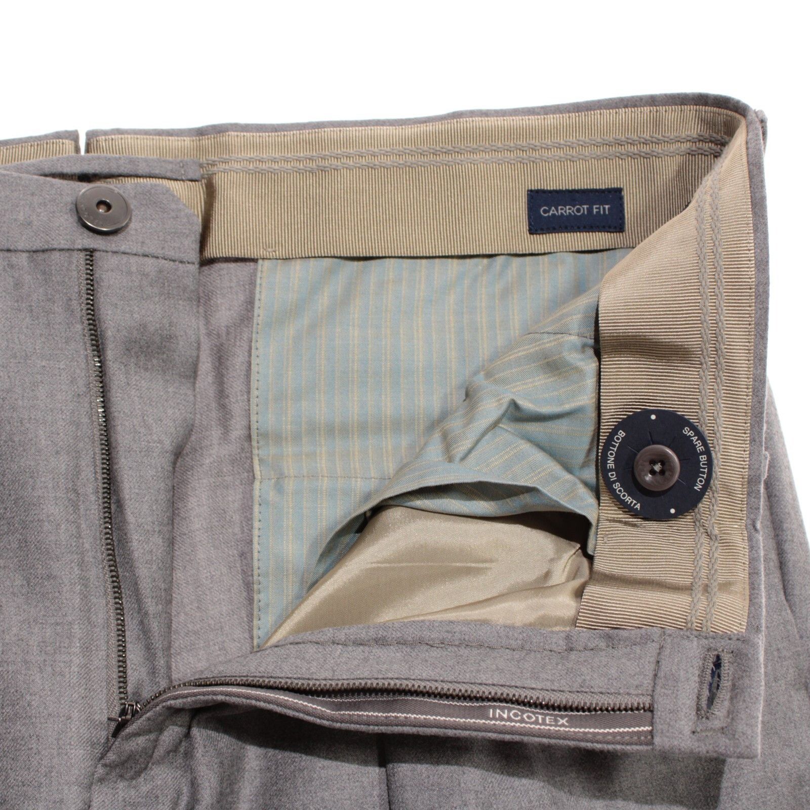 Incotex INCOTEX New with tags Dress Pants Size 36 US In Gray Size US 36 / EU 52 - 4 Thumbnail