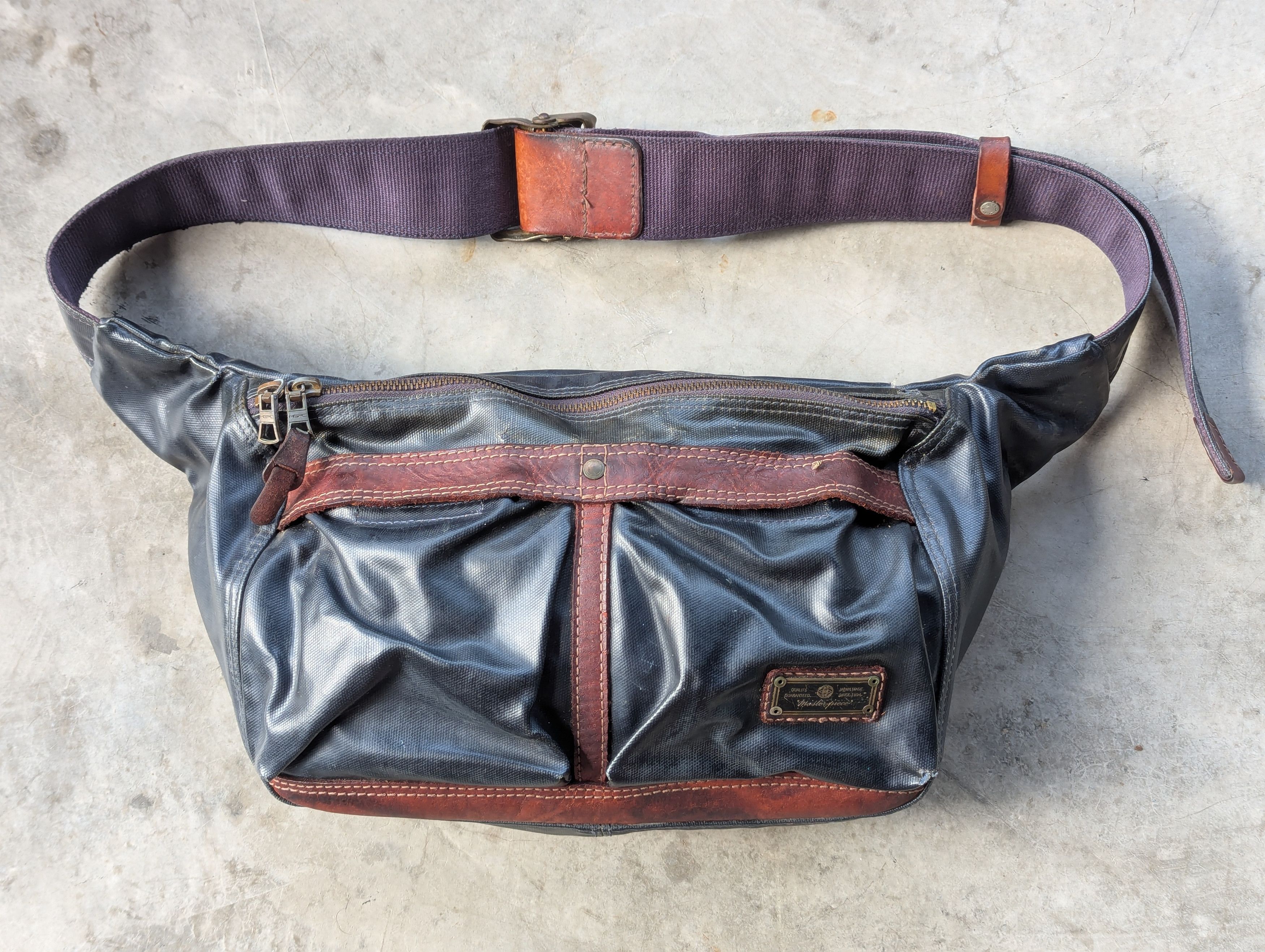MasterPiece MasterPiece Japan 🇯🇵 Leather Crossbody Waist Bag Size ONE SIZE - 1 Thumbnail
