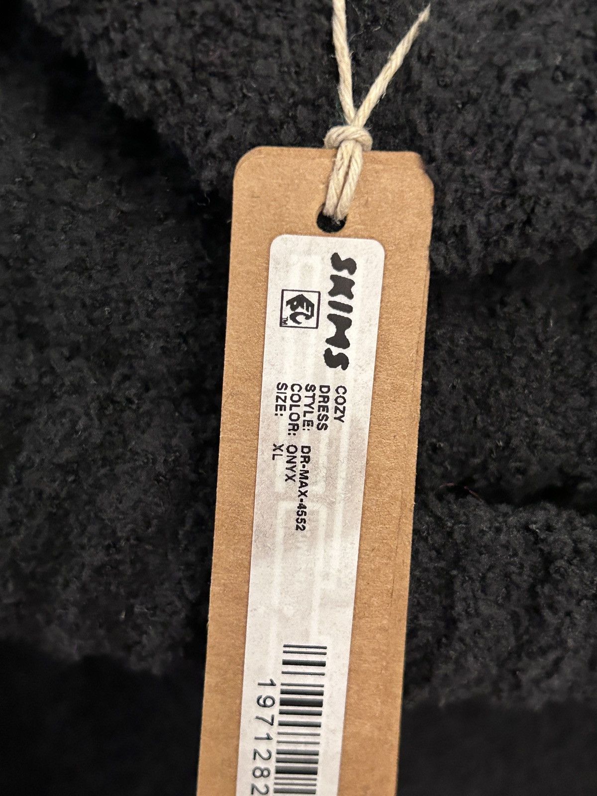 SKIMS NWT SKIMS Cozy Knit Off the Shoulder Dress XL Onyx Size XL / US 12-14 / IT 48-50 - 11 Thumbnail
