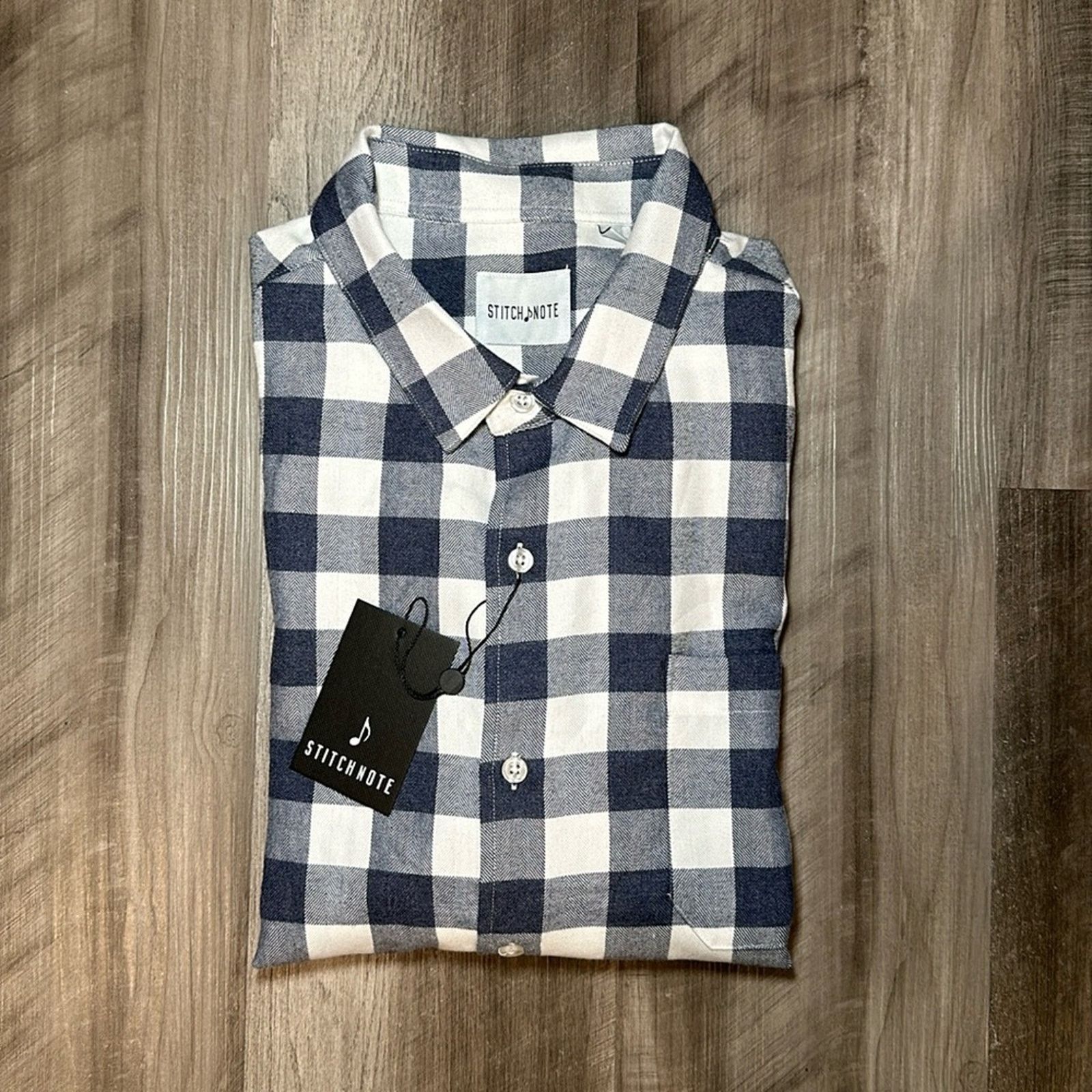 Other Stitch Note Flannel Long Sleeve Button Down - Large Size US L / EU 52-54 / 3 - 1 Thumbnail