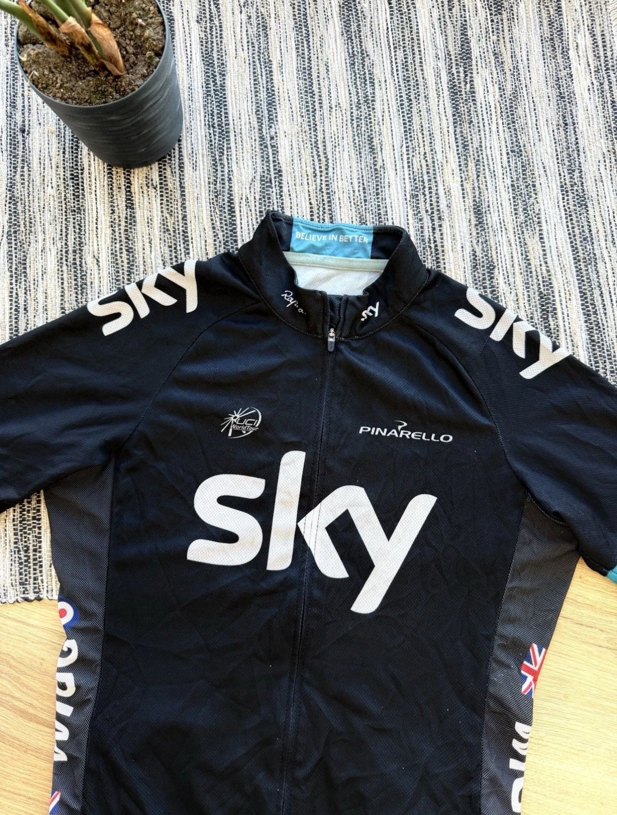 Rapha Rapha Team Sky Wiggo 2013 Mens`s Short Sleeve Jersey Rare Size US M / EU 48-50 / 2 - 2 Thumbnail