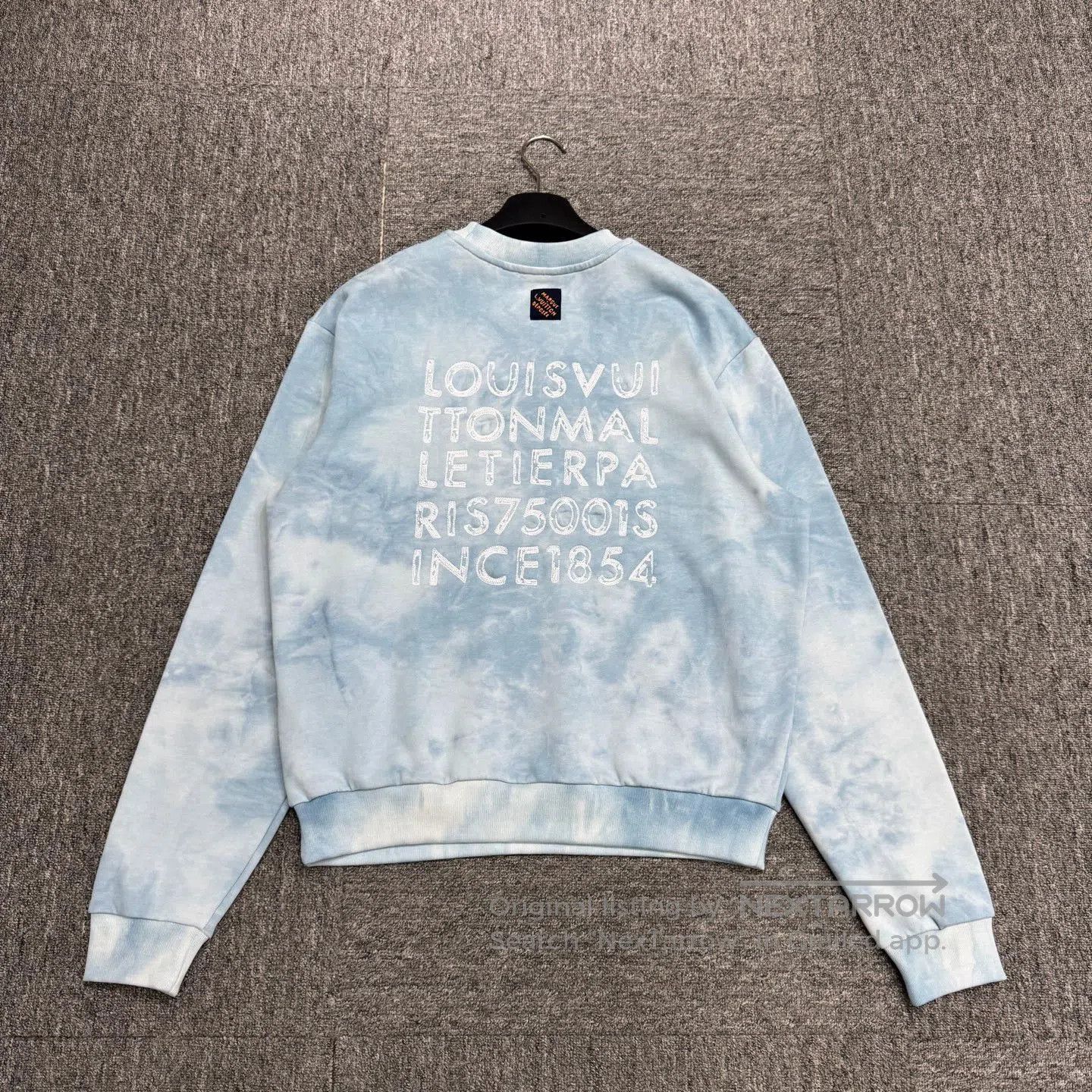 Louis Vuitton Blue Tie-Dye Sweatshirt Size S. Size US S / EU 44-46 / 1 - 5 Thumbnail