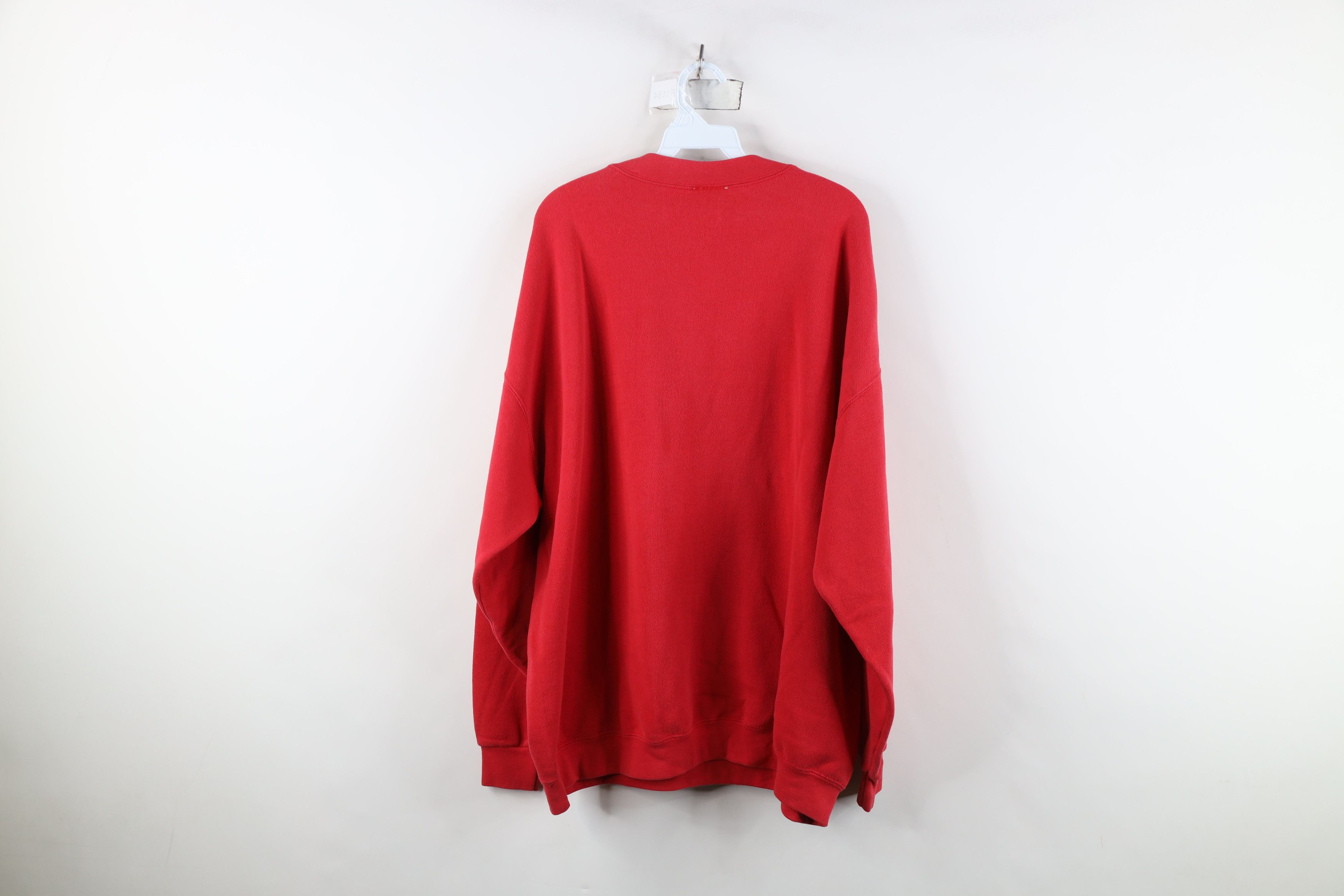 Vintage Vintage 90s Terra Community College Sweatshirt USA Red Size US XXL / EU 58 / 5 - 11 Thumbnail