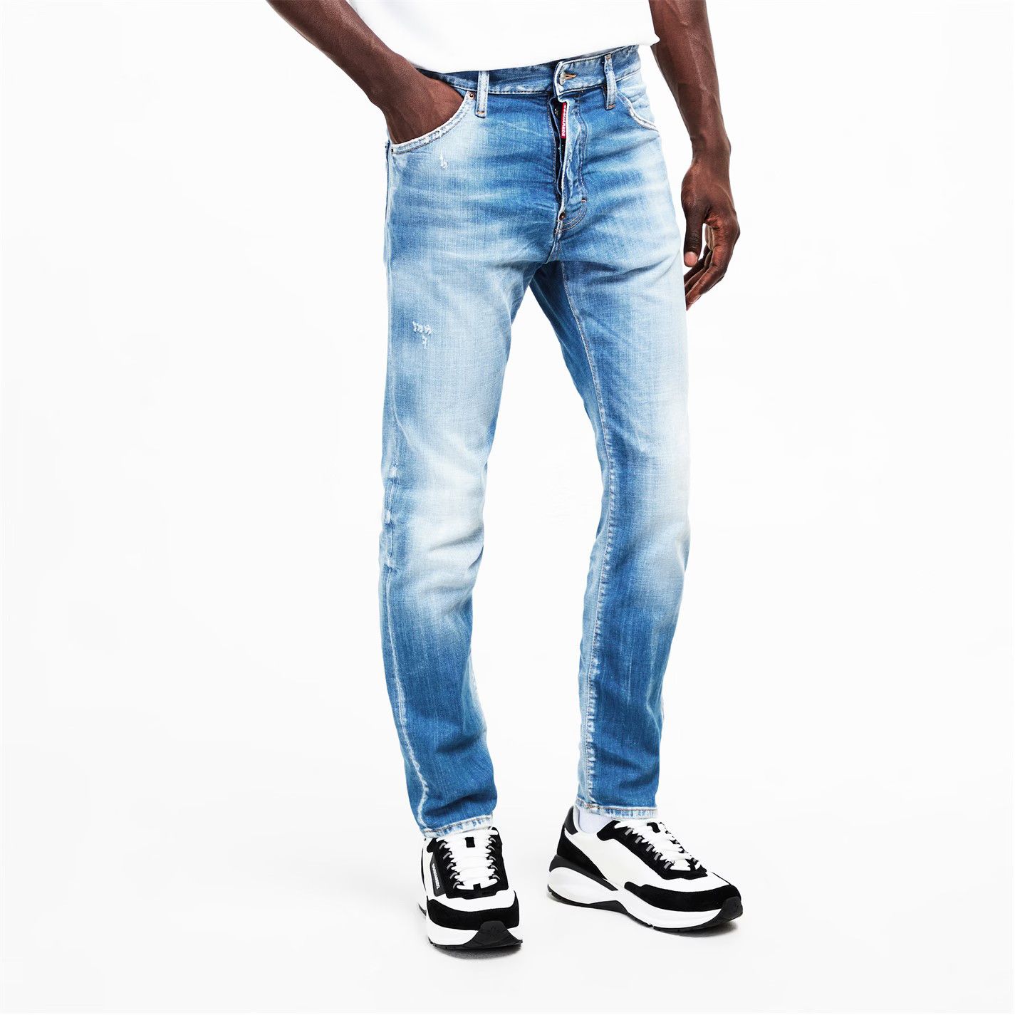 Dsquared2 o1g2r1mq0426 Cool Guy Slim Jeans in Light Blue Size US 38 / EU 54 - 3 Thumbnail