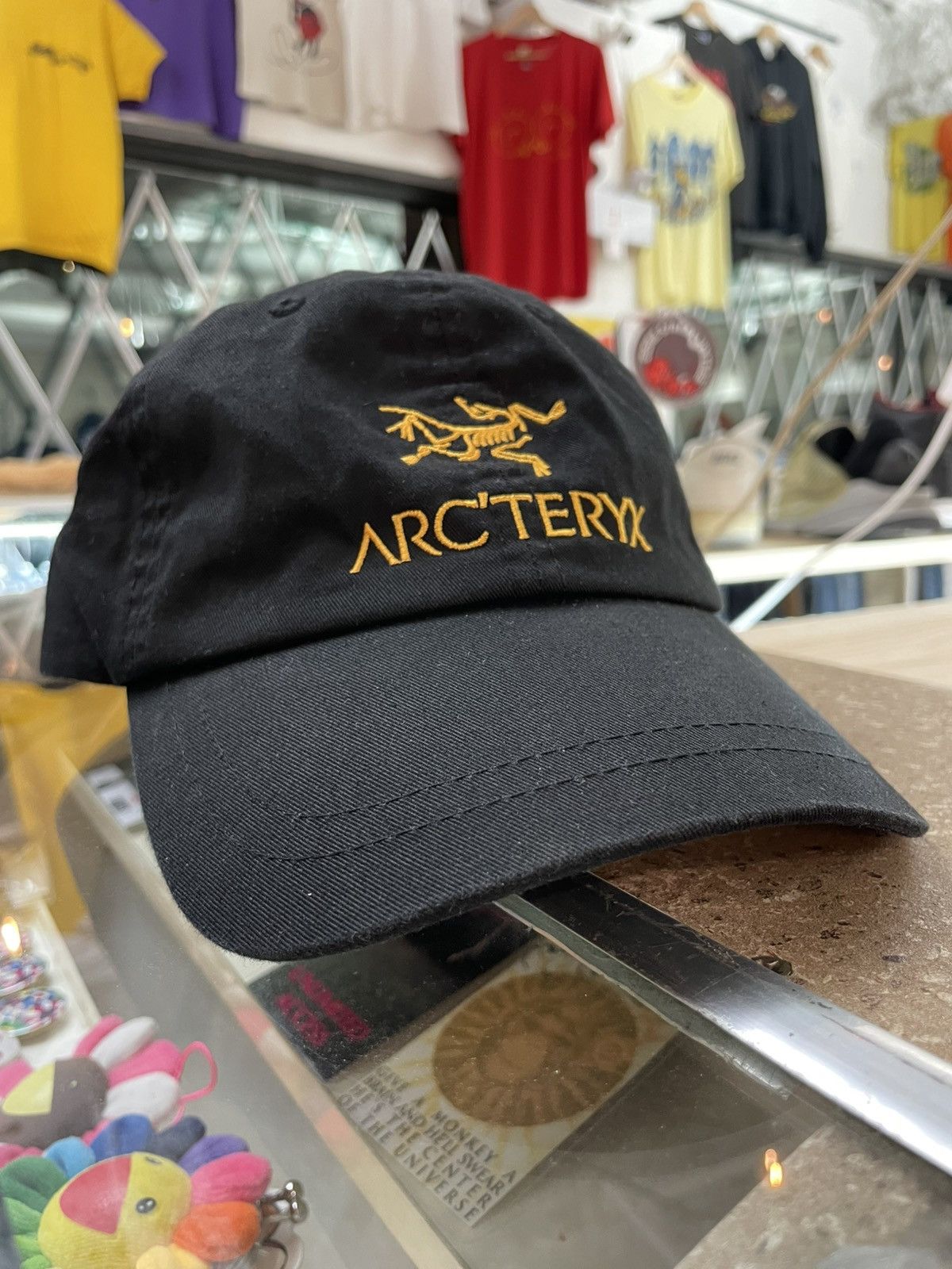 Arc'Teryx × Palace × Streetwear Palace Arc'Teryx 6 panel black hat big logo  strap back | Grailed