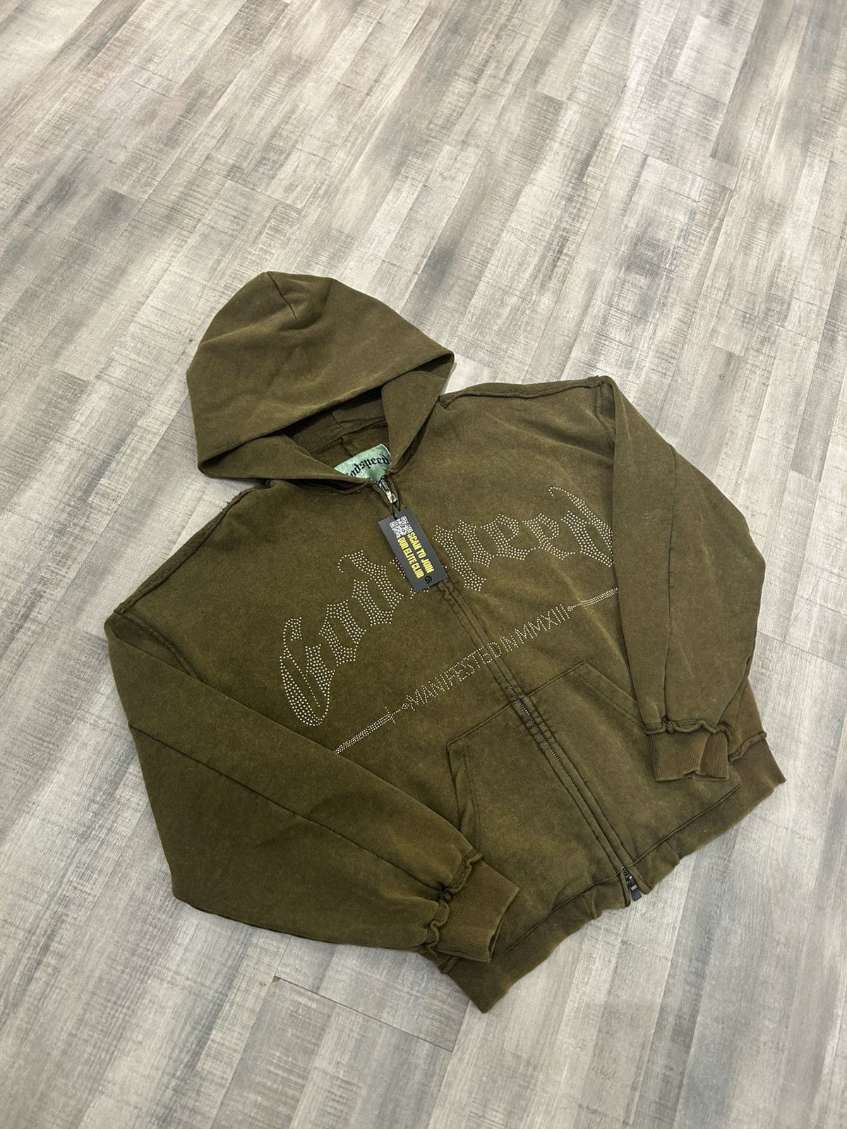 Godspeed Godspeed Studded OG Logo Zip Up Hoodie Size US M / EU 48-50 / 2 - 2 Thumbnail
