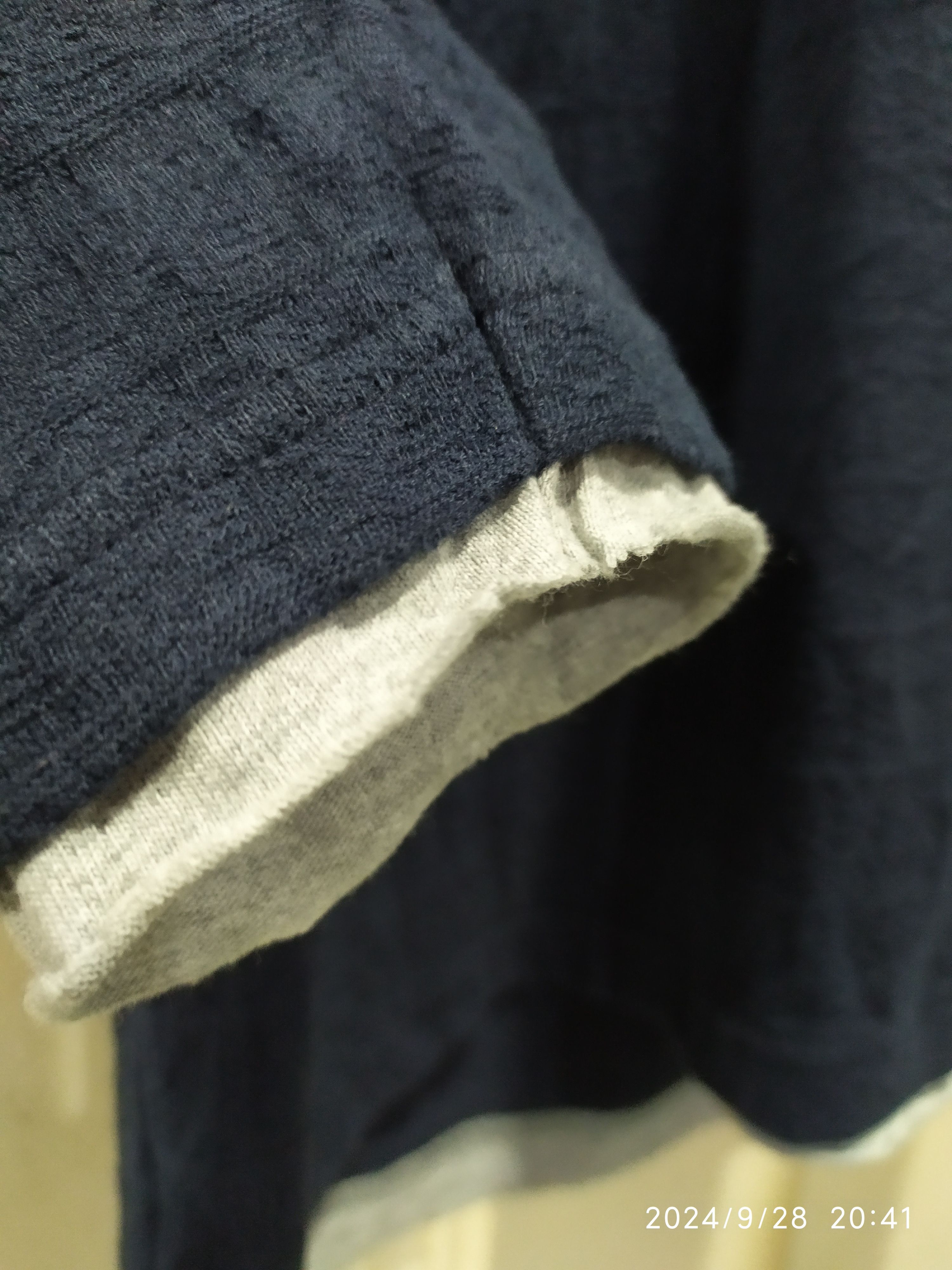 If Six Was Nine × Japanese Brand × Le Grande Bleu (L.G.B.) Klein Plus Home V Double Layered Long Sleve Ifsix Lgb Style Size US S / EU 44-46 / 1 - 4 Thumbnail