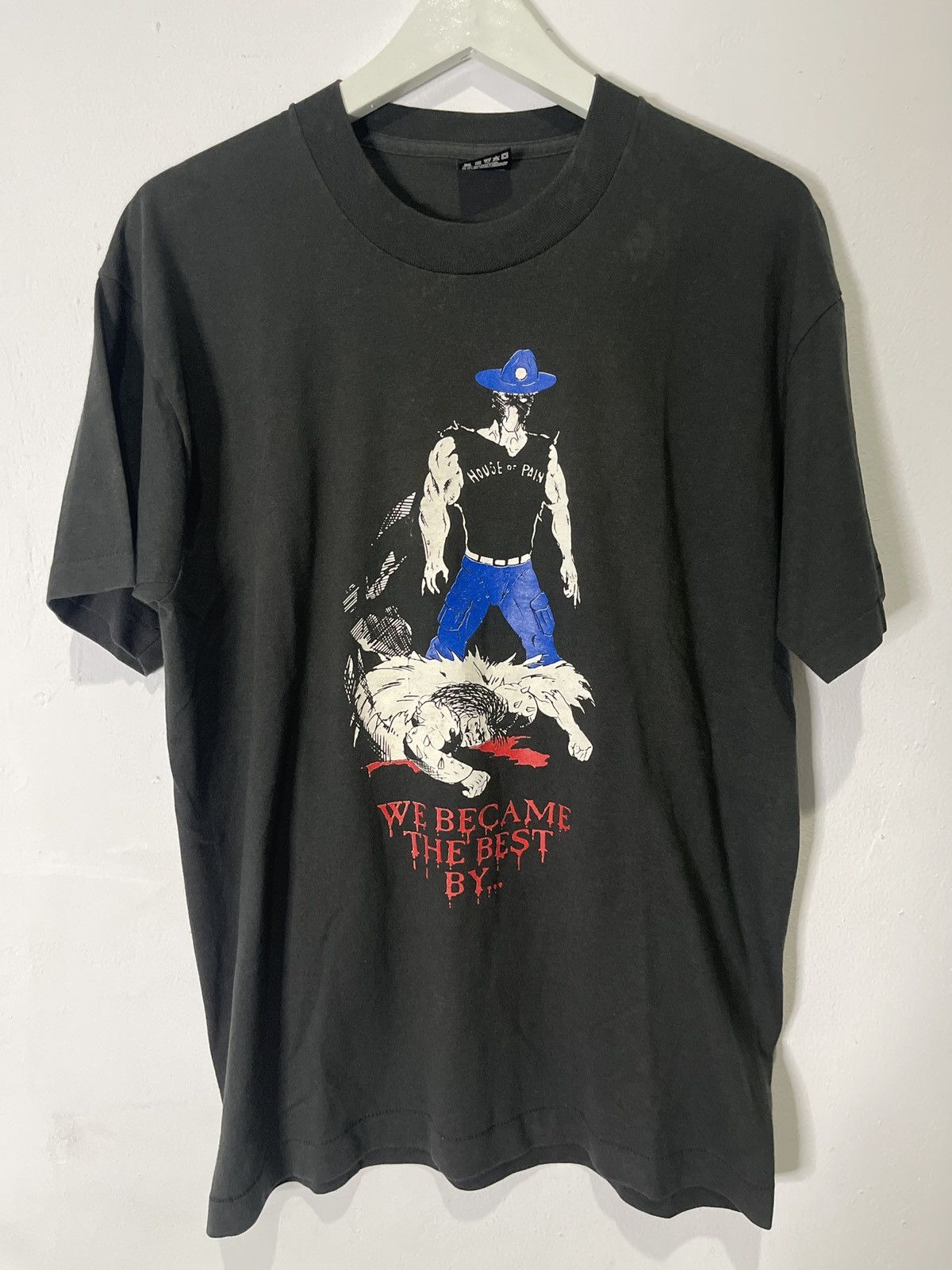 90s 90年代　house of pain rap tee ラップtシャツ VINTAGE - HOUSE OF PAIN ホッケーシャツ ラップTシャツ raptee