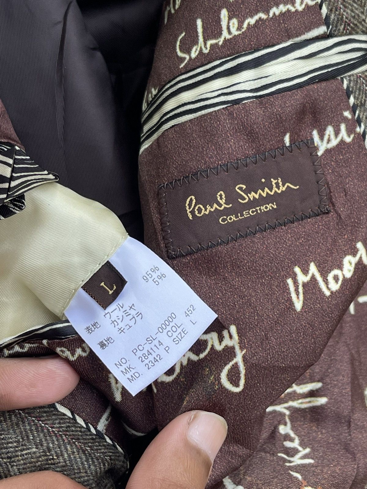 Paul Smith × Paul Smith Red Ear 🔥RARE🔥 Paul Smith Men's "Buttonhole" Blazer Jacket Size US L / EU 52-54 / 3 - 20 Thumbnail