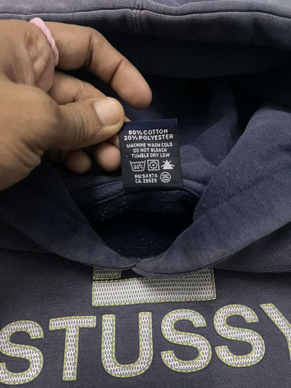 Stussy 90s OLD STUSSY RIPOFF FENDI ZUCCA LOGO PULLOVER SUNFADED Size US M / EU 48-50 / 2 - 10 Thumbnail