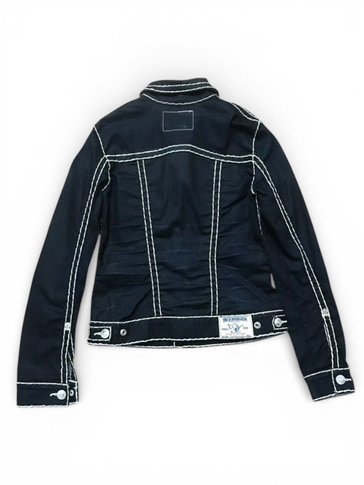 True Religion True Religion Blue Denim Jacket Heavy Stitching Y2K Archive Size US S / EU 44-46 / 1 - 4 Thumbnail