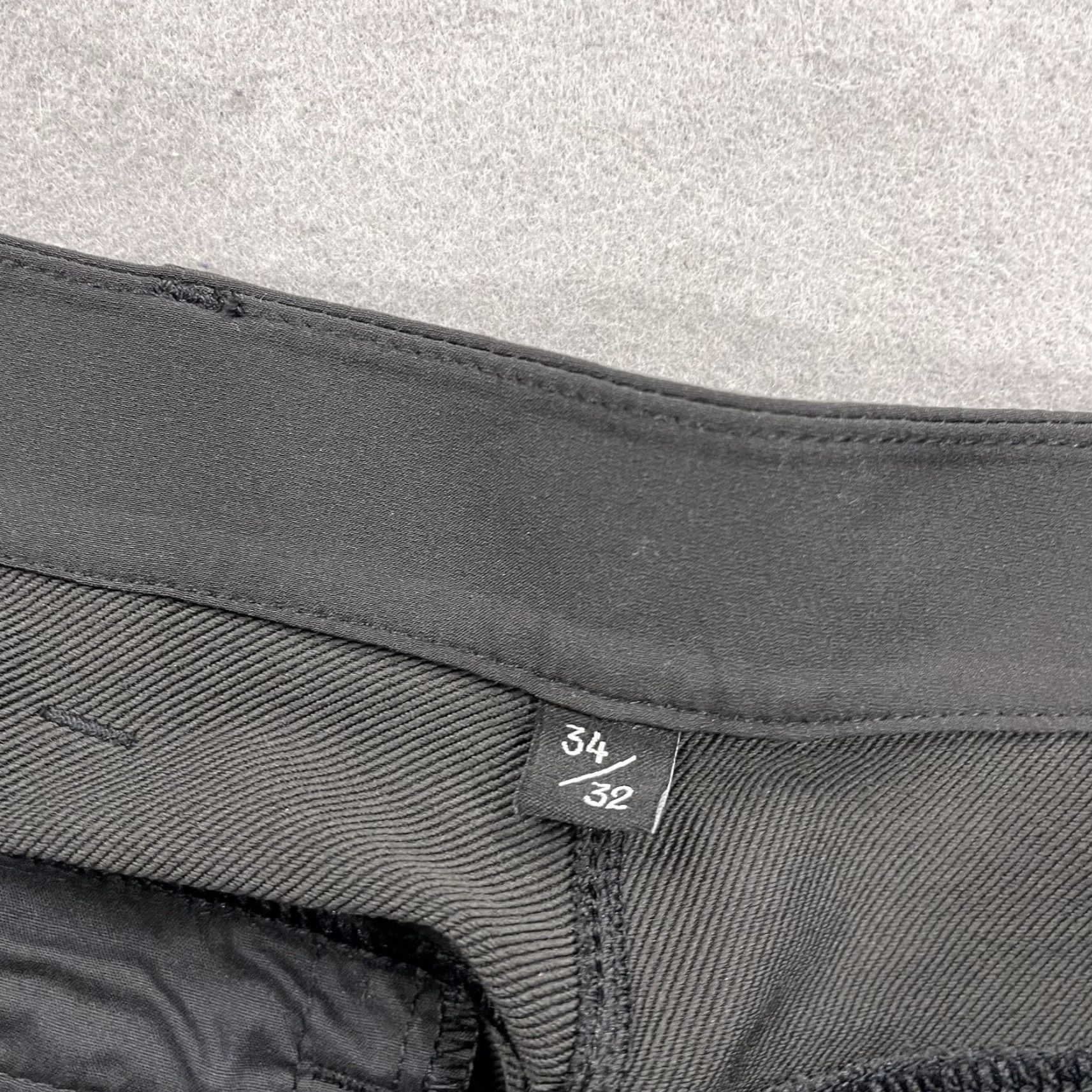 Vintage Public Rec Pants Mens 34x32 Black Preppy 5 Pocket Chino Casual Office Work Size US 34 / EU 50 - 4 Thumbnail