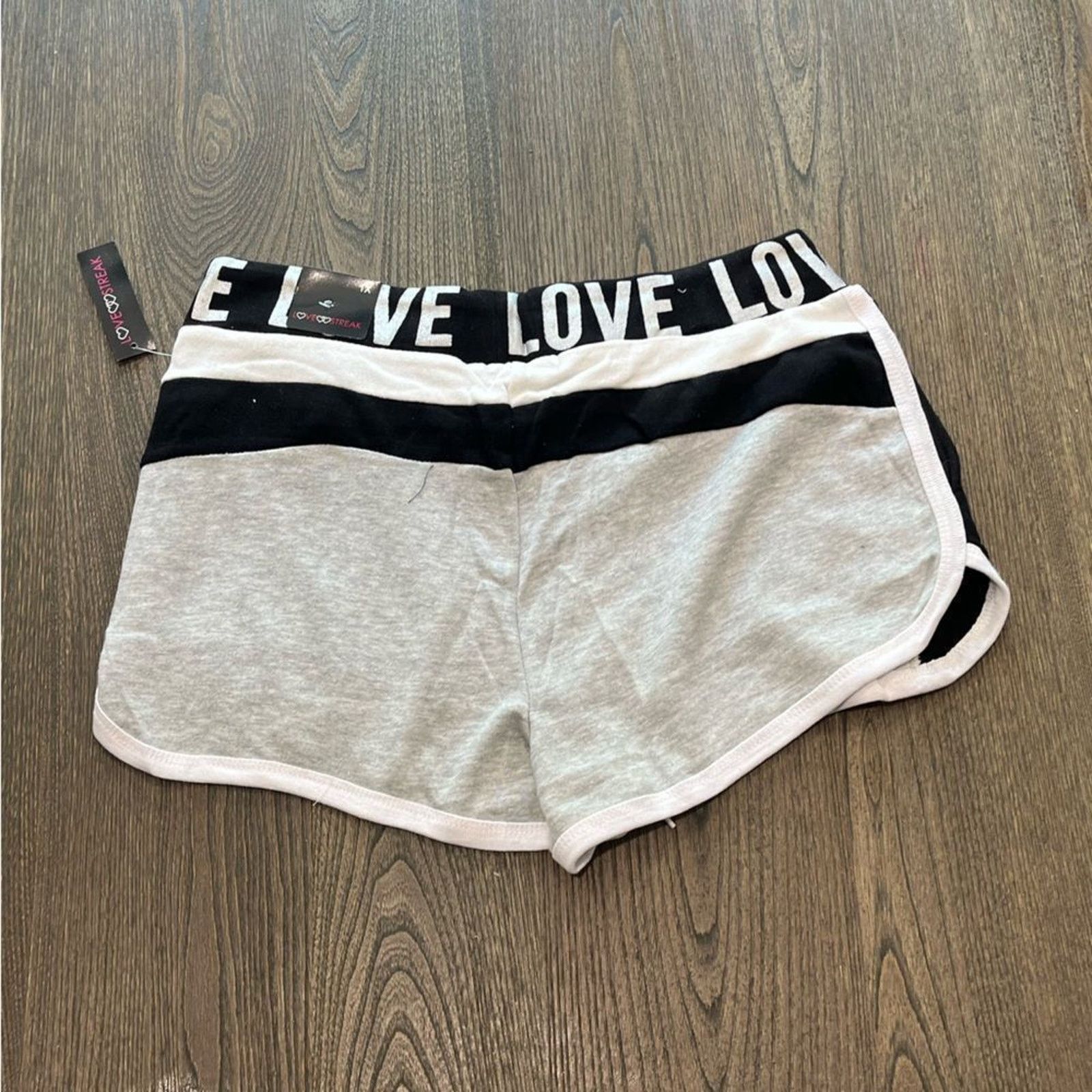 Vintage NWT Love Streak Womens Cotton Track Gym Shorts Size 1X Size 37" - 5 Thumbnail