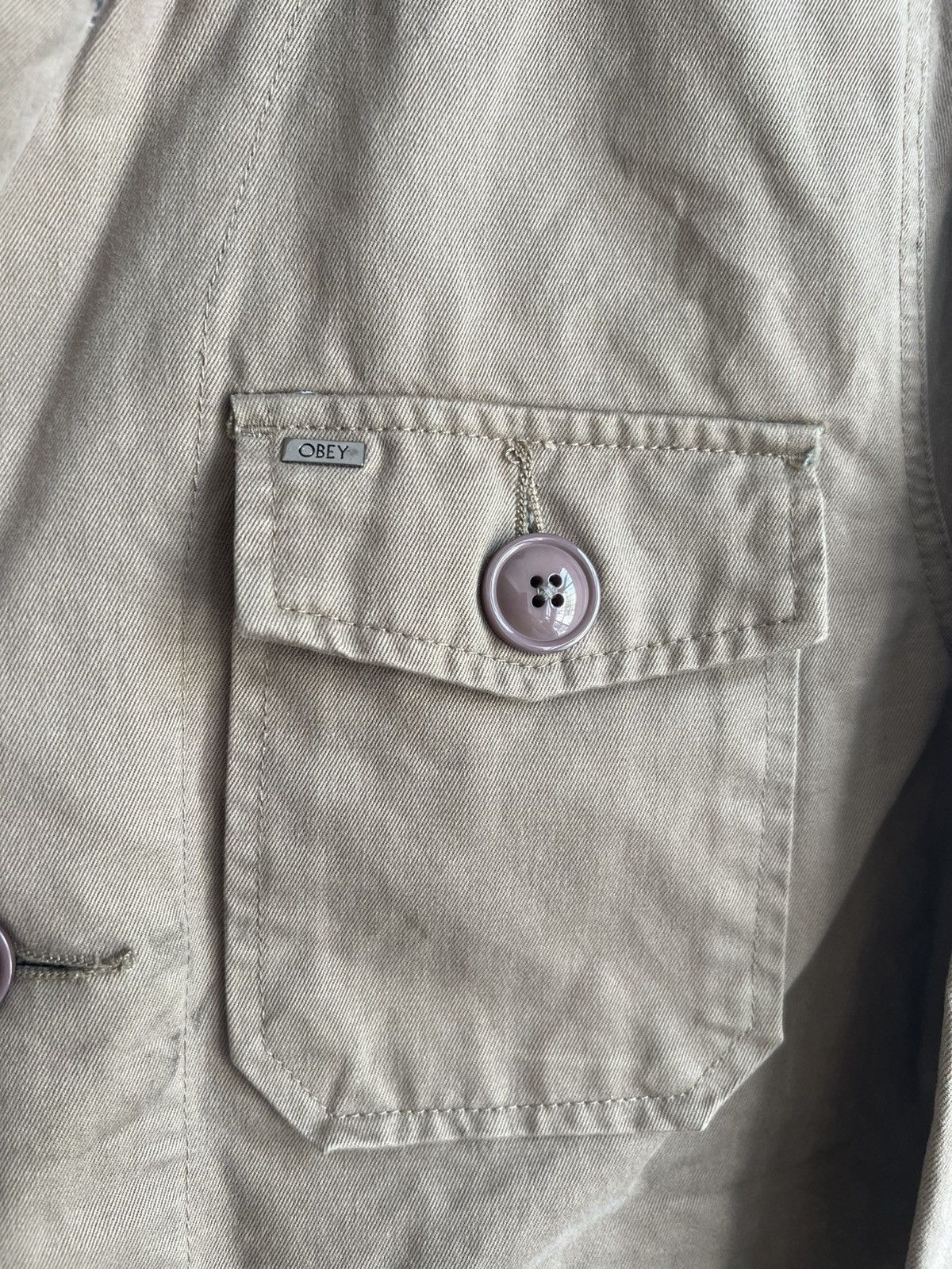 Obey Y2K Obey Propaganda Hybrid 4 Pockets Officer Chore Jacket Size US M / EU 48-50 / 2 - 6 Thumbnail