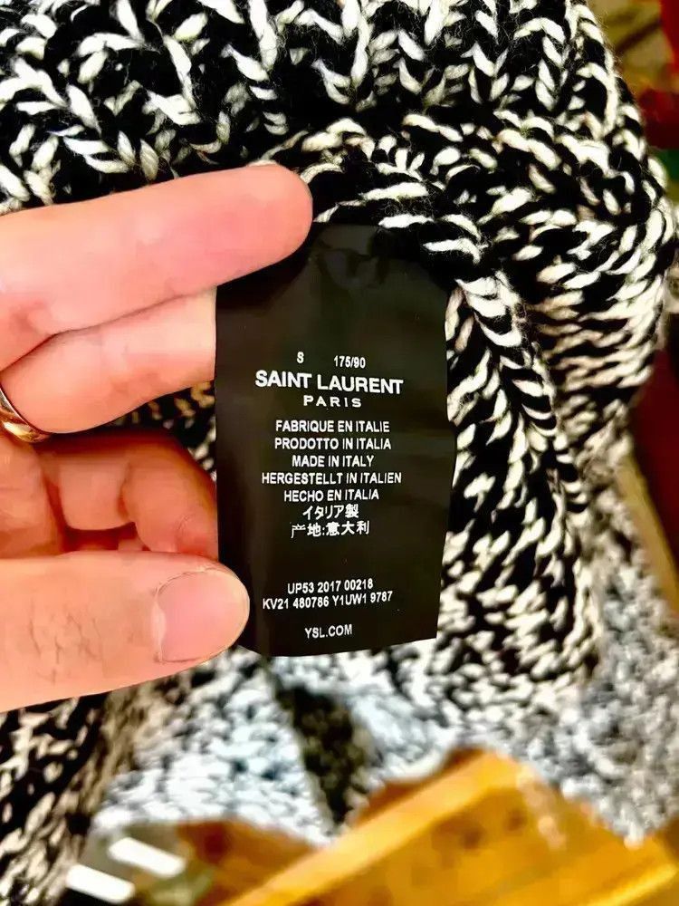 Saint Laurent Paris Saint Laurent Paris 17AW Runway Knitwear Hi-neck Sweater-25 Size US S / EU 44-46 / 1 - 9 Thumbnail
