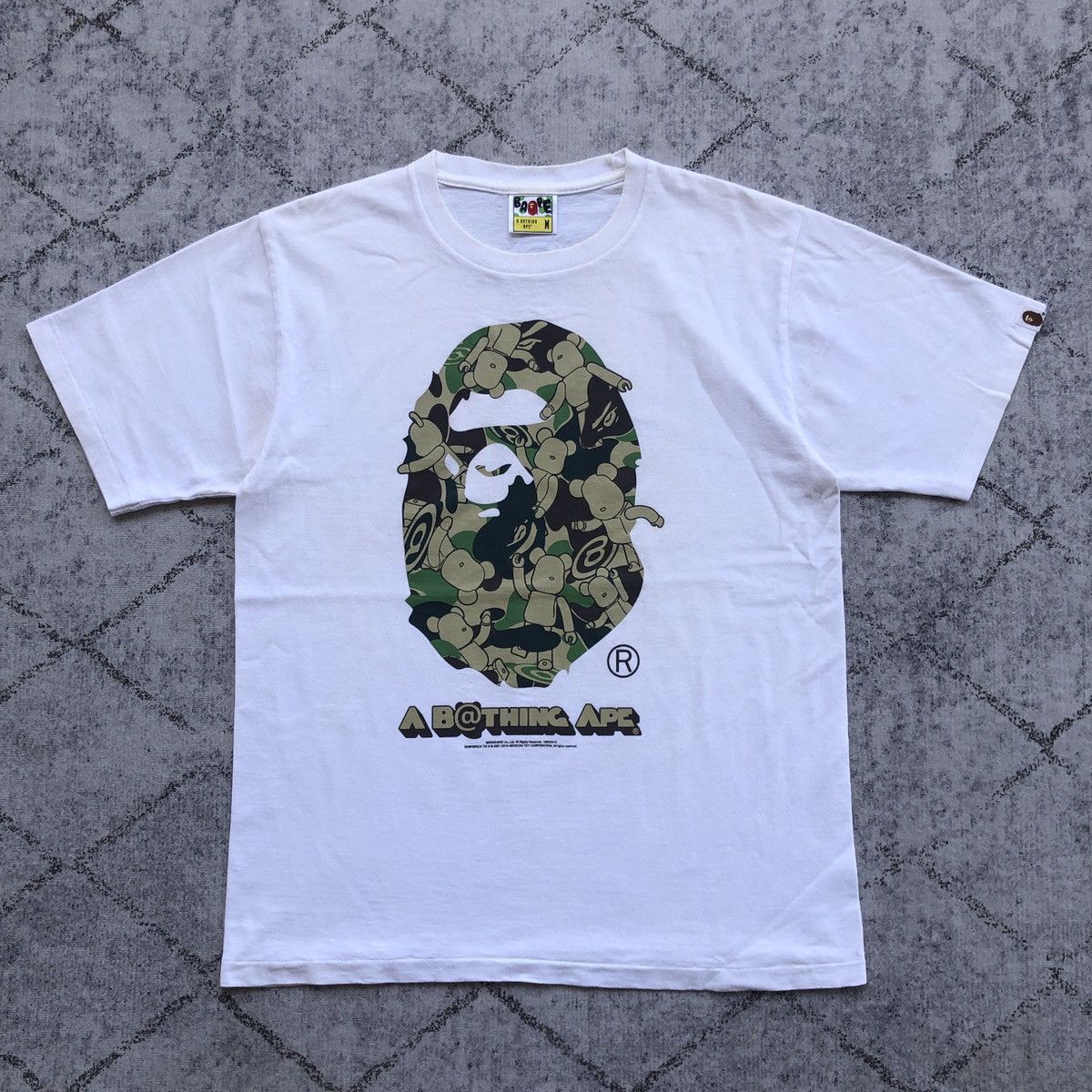 Bape A Bathing Ape Big Head X Bearbrick Tshirts Size US M / EU 48-50 / 2 - 1 Thumbnail