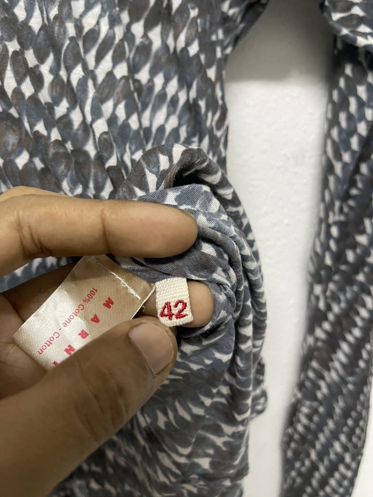 Marni × Vintage 90s MARNI LONG SLEEVE SHIRT WOMEN 42 Size M / US 6-8 / IT 42-44 - 8 Thumbnail