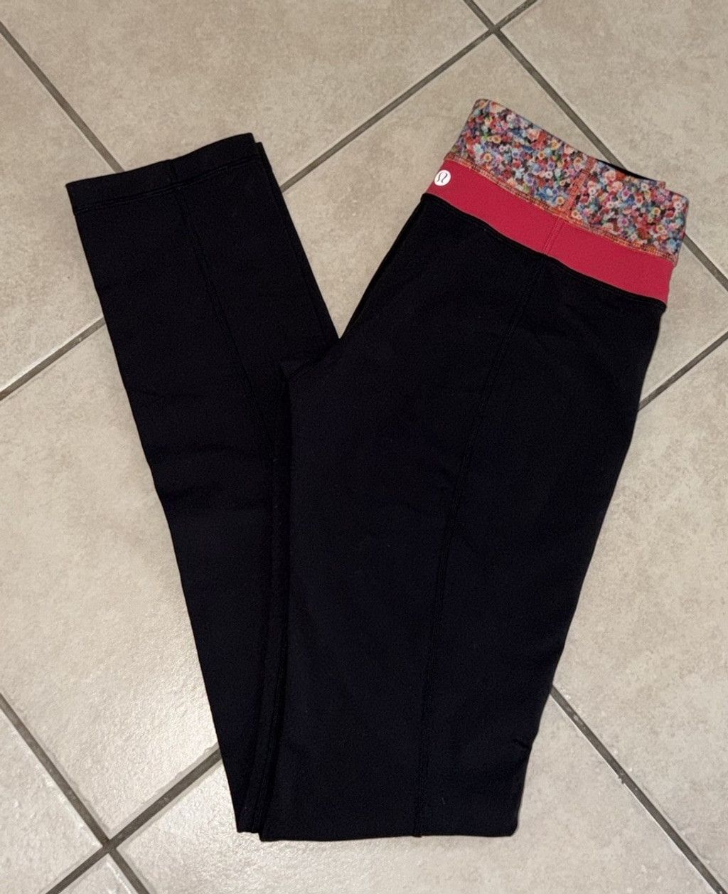 Lululemon LULULEMON SKINNY GROOVE FULL ON LUON 33”REVERSIBLE BLACK 6 Size 28" / US 6 / IT 42 - 3 Thumbnail