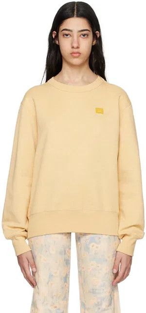 o1y0725 Crewneck Sweatshirt in Light Yellow
