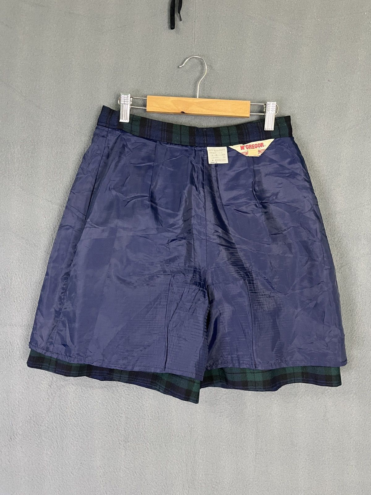 McGregor × Vintage Vintage Mcgregor Tartan Wool High Waist Shorts Size 30" / US 8 / IT 44 - 7 Thumbnail