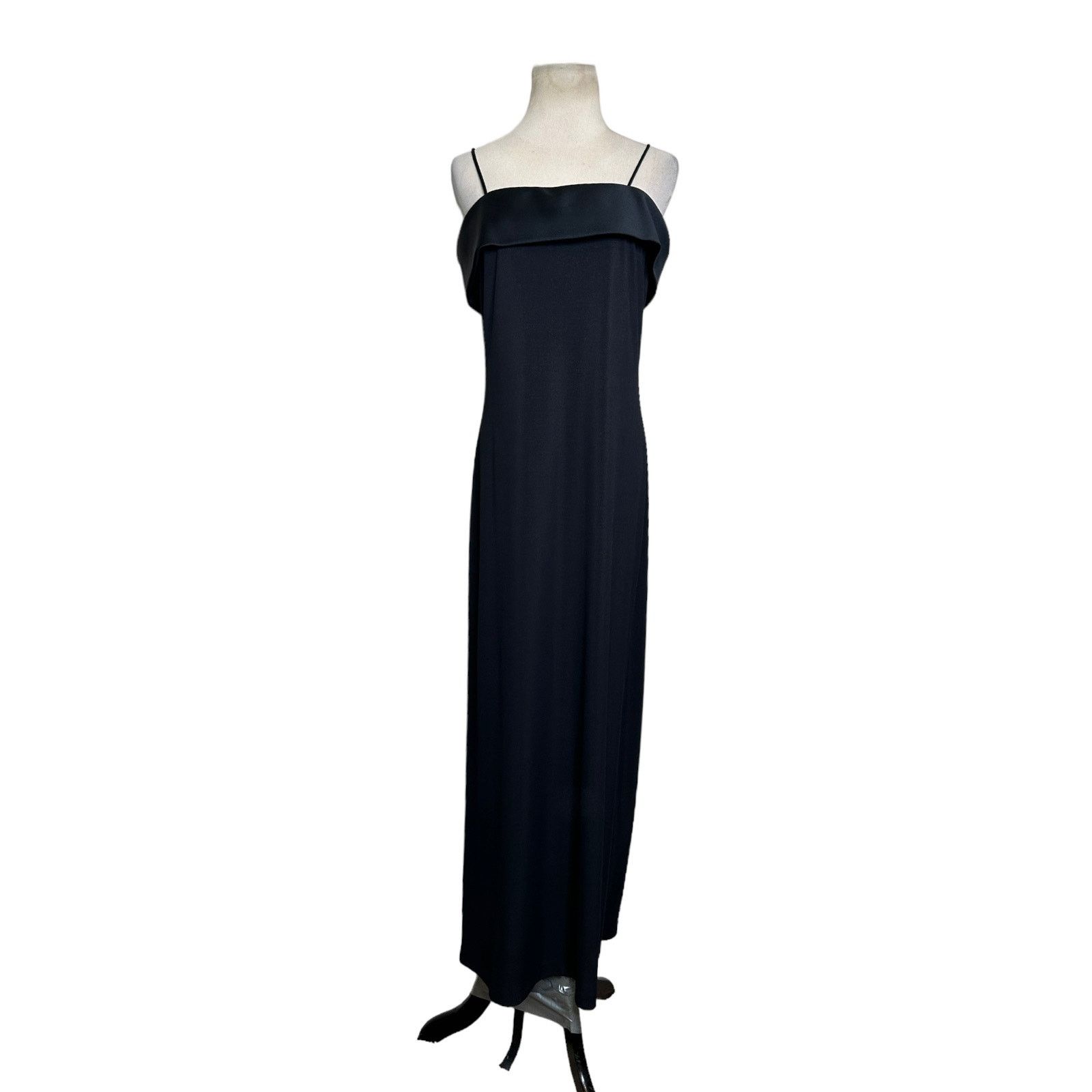 Alex Evenings Alex Evening lay collar long cocktail sheath dress size 10 Size L / US 10 / IT 46 - 8 Thumbnail