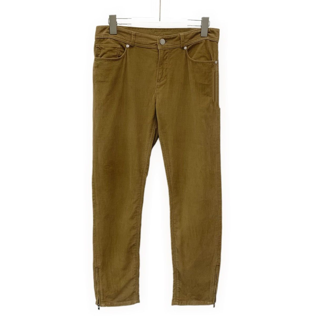 Loro Piana Loro Piana Brown Cotton Corduroy Casual Pants K26WX Size 27" / US 4 / IT 40 - 1 Thumbnail