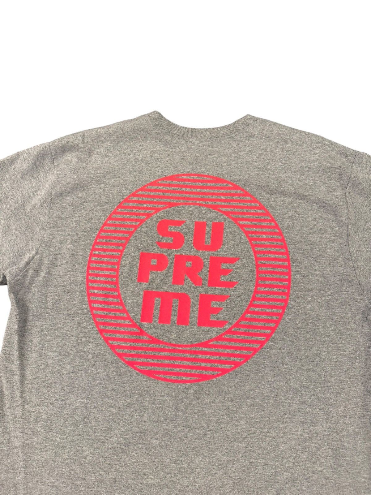 Supreme Disrupt Pink Logo Tee Size US XL / EU 56 / 4 - 5 Thumbnail