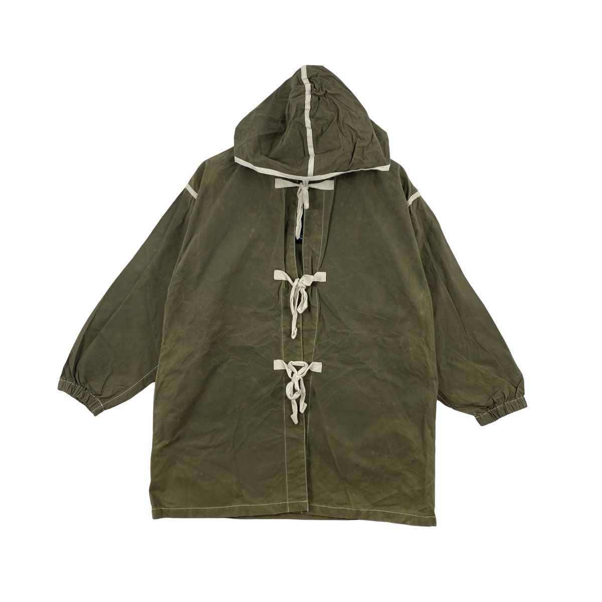 Vintage Vintage MENSWEAR OUTDOOR CLUB HALLY Stevensons Waxed Hooded Size US L / EU 52-54 / 3 - 3 Thumbnail