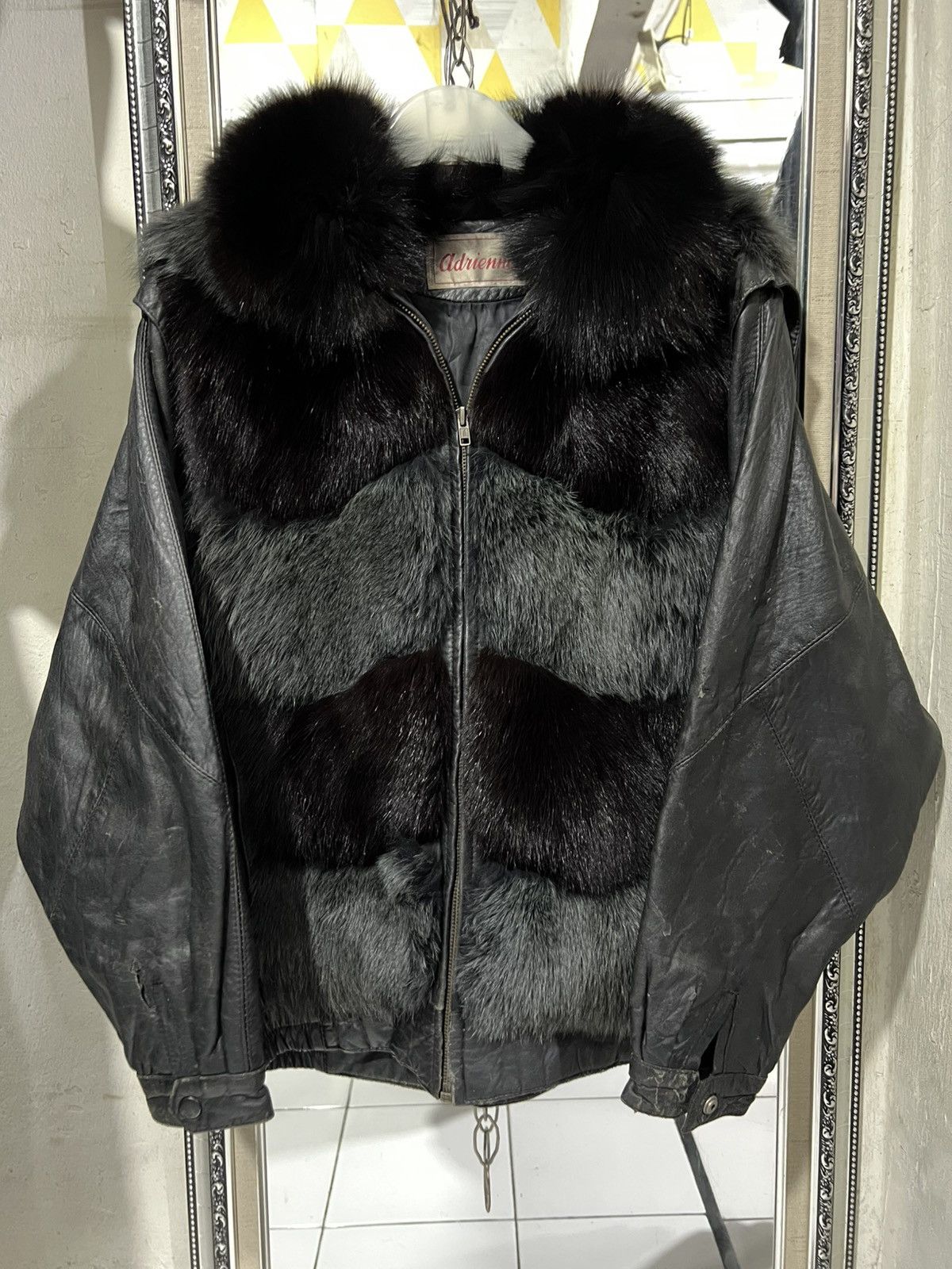 Genuine Leather Vintage Adrienne Genuine Leather Shape Skin Fox Fur Jacket Size US M / EU 48-50 / 2 - 3 Thumbnail