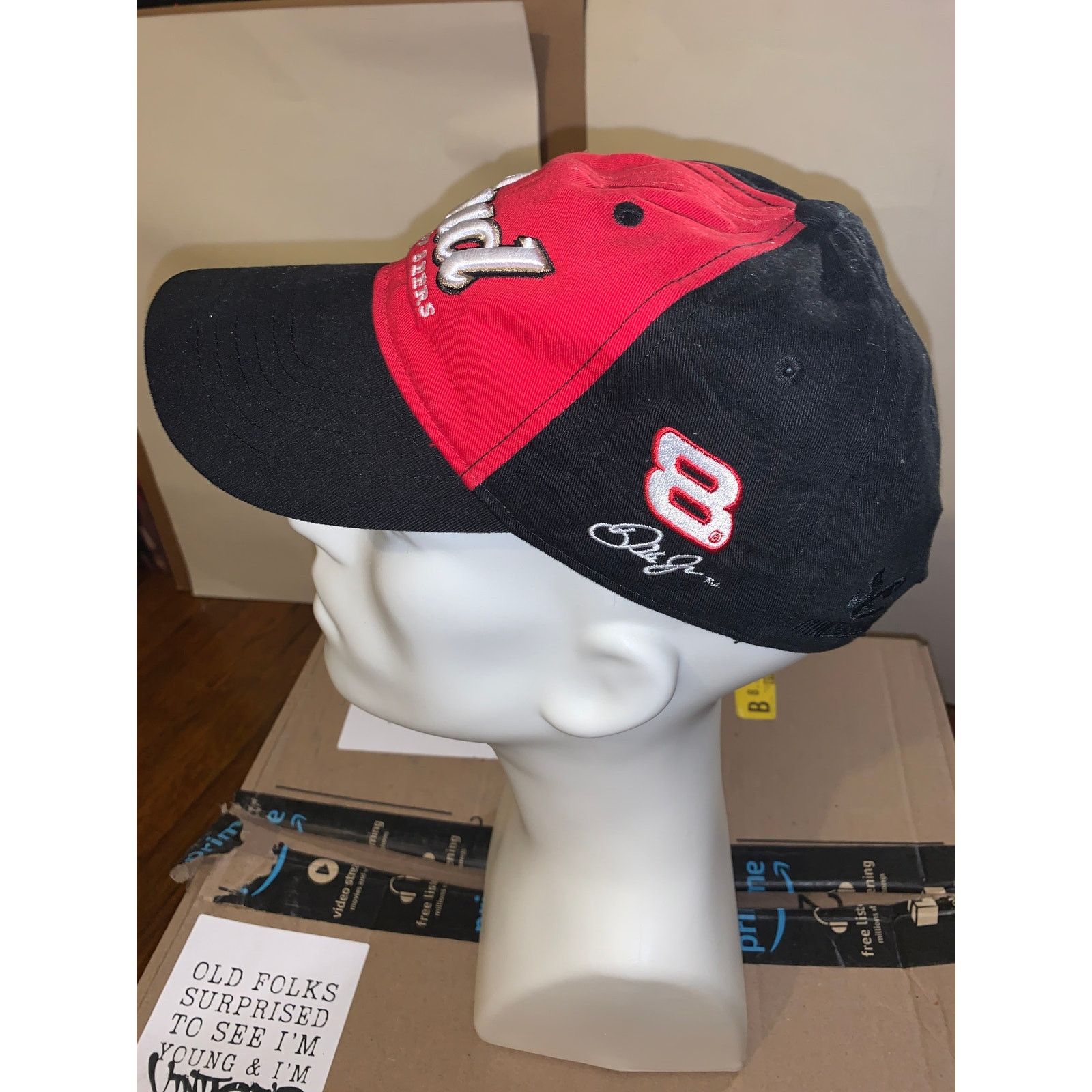NASCAR × Vintage Dale Earnhardt Jr Budweiser #8 NASCAR Chase Authentics Hat Size ONE SIZE - 2 Thumbnail