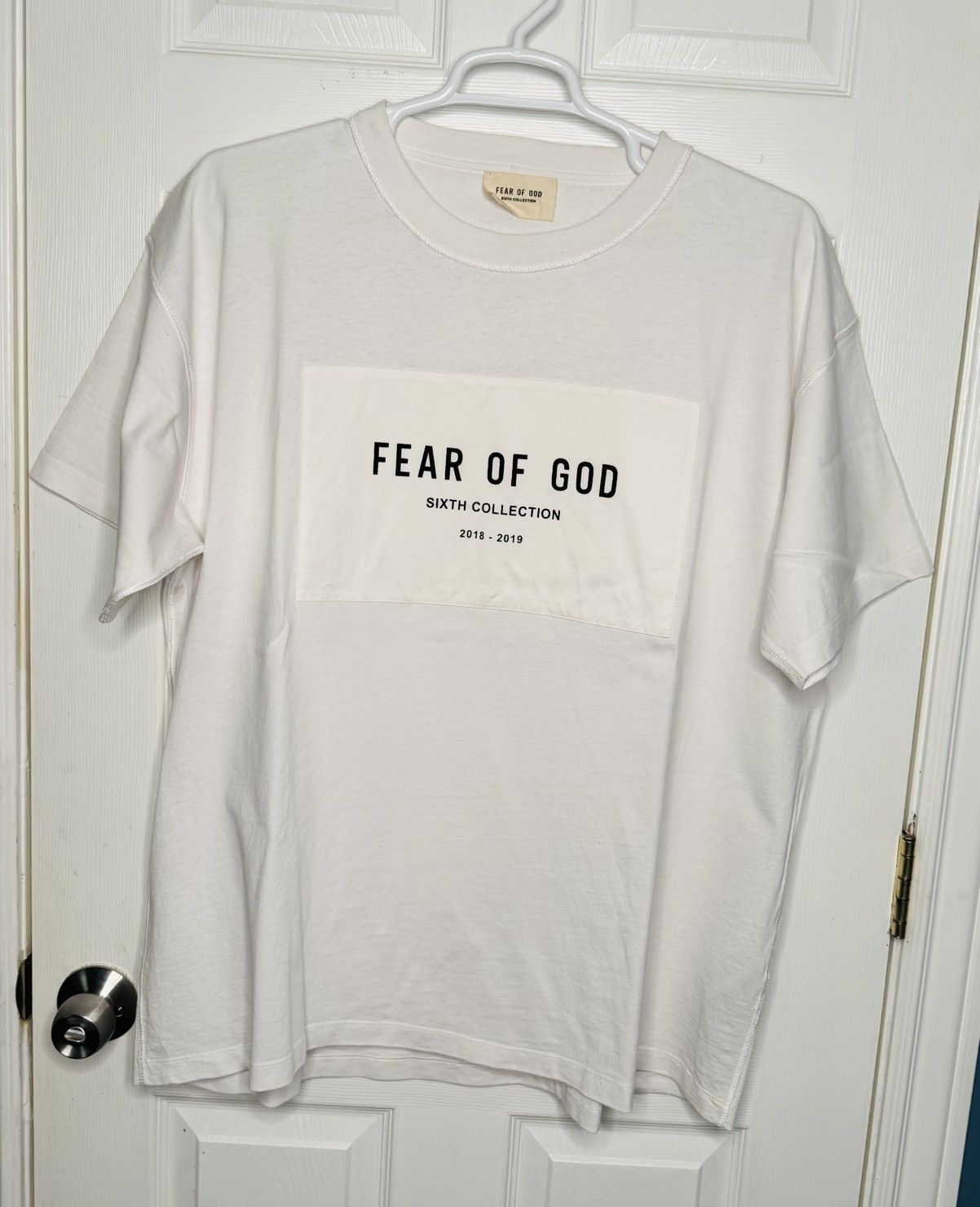 Fear of God Fear of God Sixth Collection Short Sleeve Patch T-Shirt Size US XL / EU 56 / 4 - 1 Thumbnail
