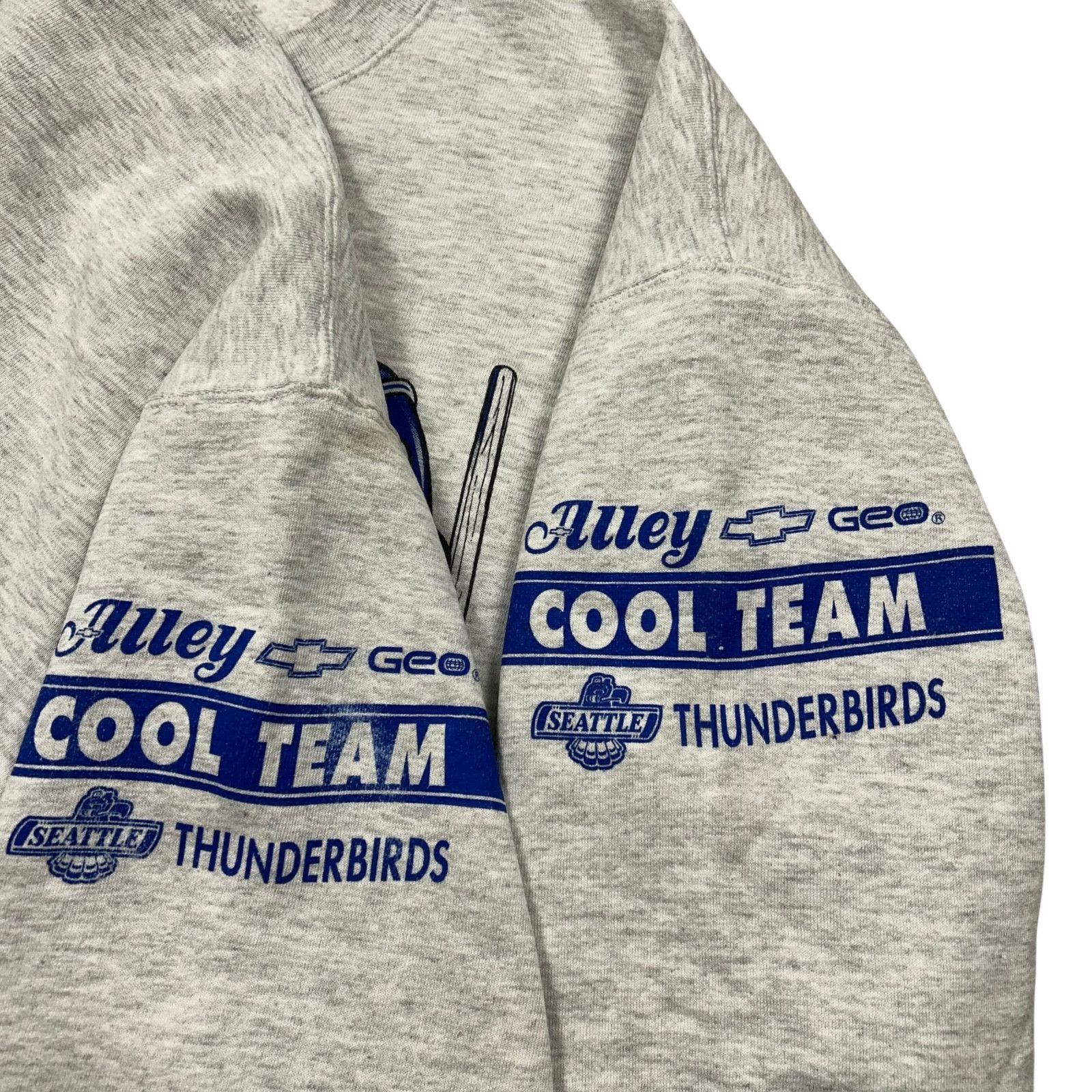 Vintage 90s WHL SEATTLE THUNDERBIRDS JERZEES PUCK SHOOT SWEATSHIRT Size US XL / EU 56 / 4 - 3 Thumbnail