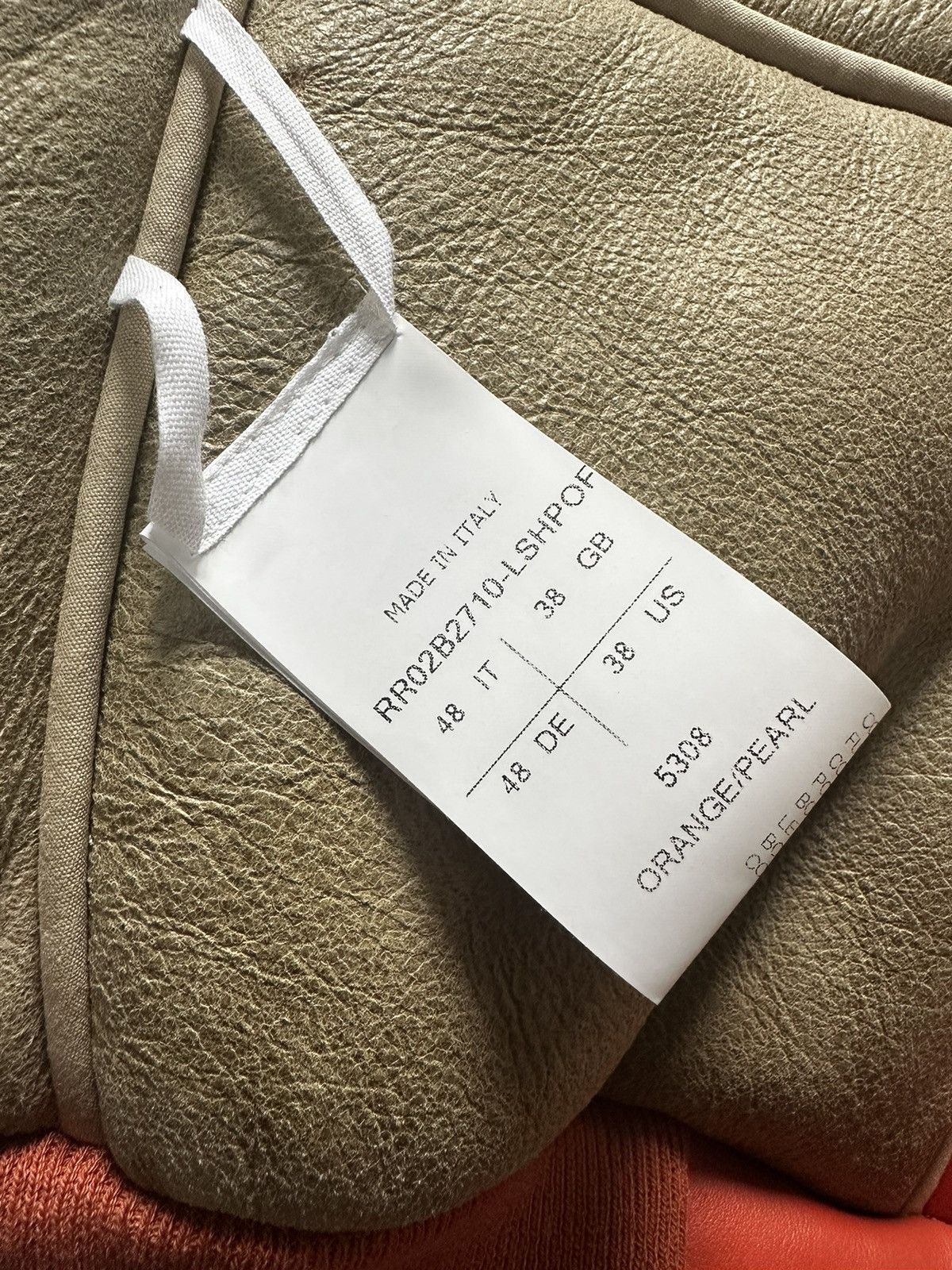 Rick Owens SUPER RARE 1-1 cropped Klaus sample! Size US M / EU 48-50 / 2 - 18 Thumbnail