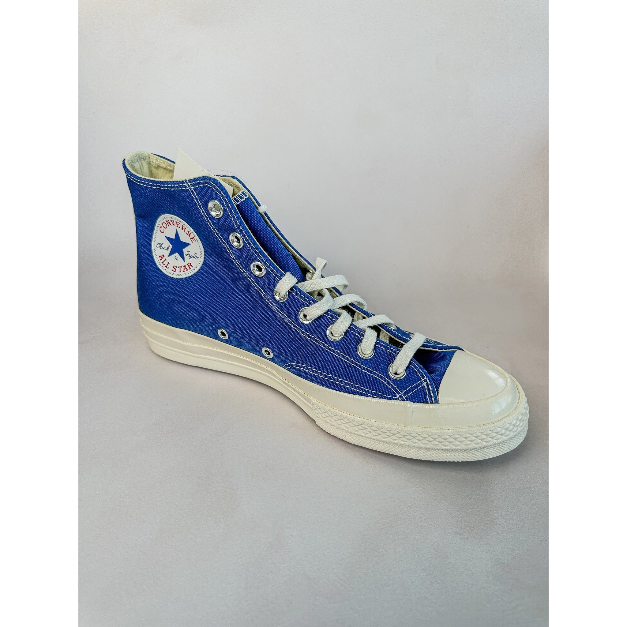 Comme des Garcons Converse X Comme Des Garçons Blue Chuck 70 Hi Tops Size US 11 / EU 44 - 7 Thumbnail