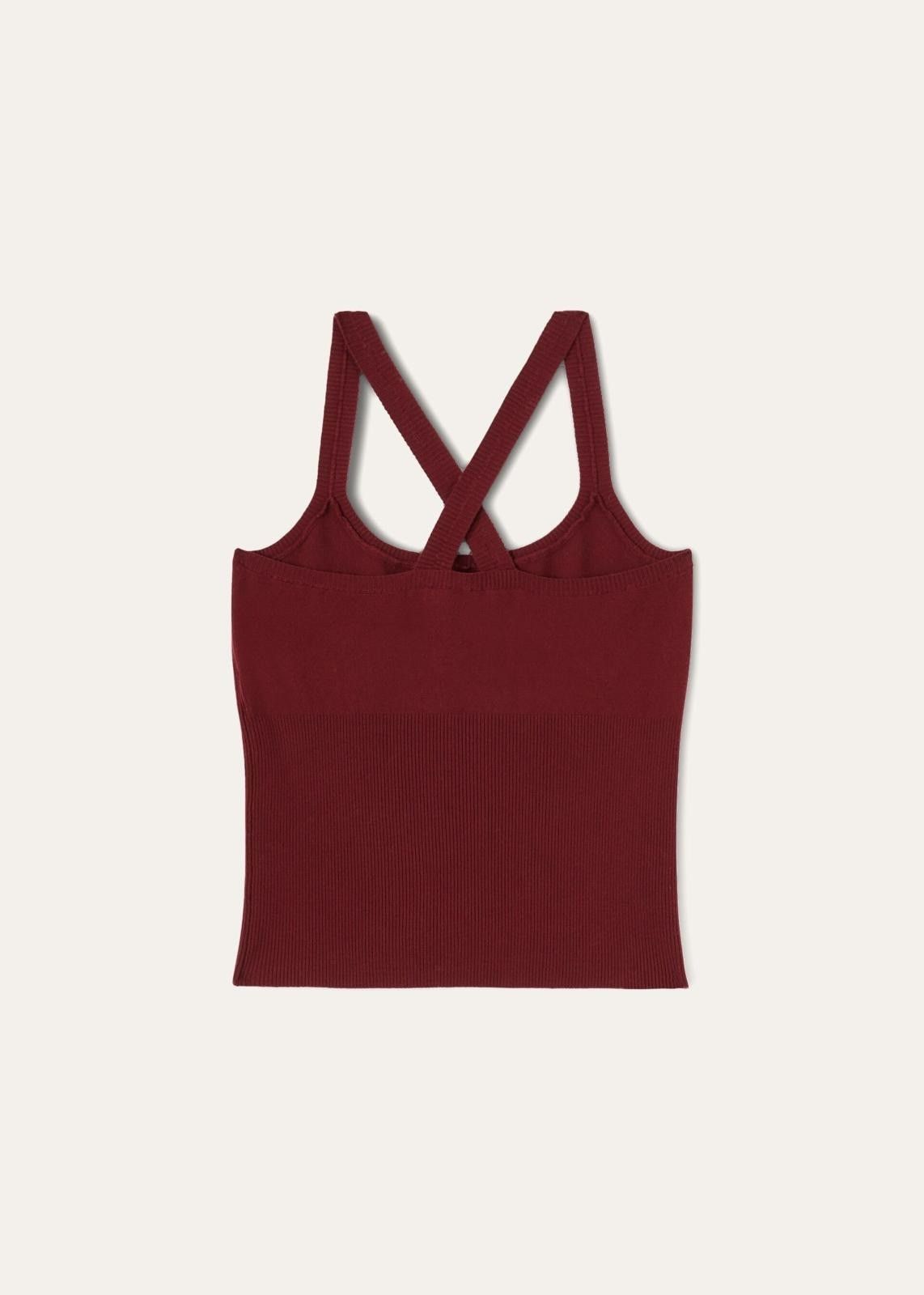 Loro Piana o1srvl11e1124 Cocooning Crossed Straps Skinny Fit Tank Top Size S / US 4 / IT 40 - 2 Thumbnail