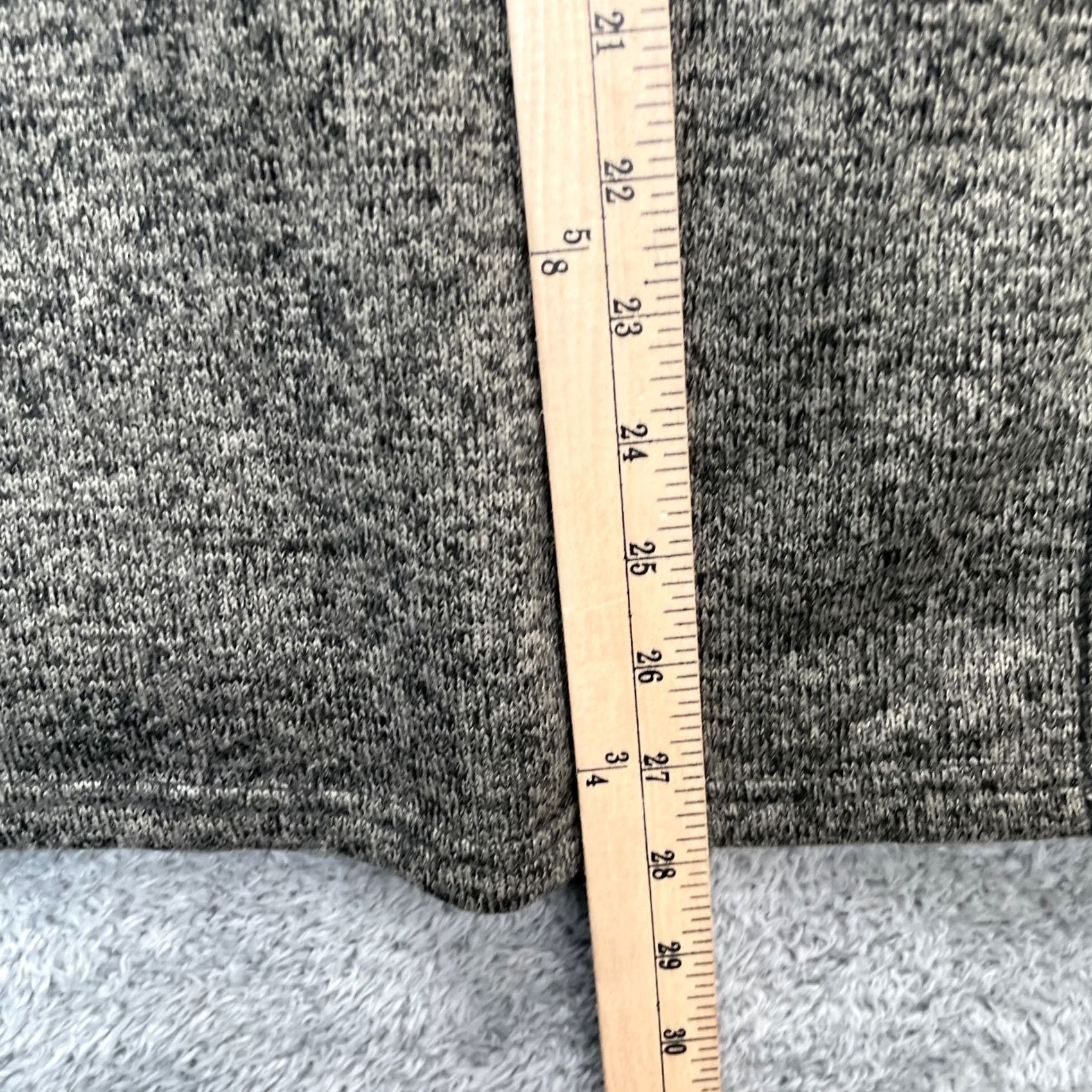 Eddie Bauer Eddie Bauer Mens Large Gray Fleece Sweater Classic Fit Mock Neck Quarter Zip Size US L / EU 52-54 / 3 - 7 Thumbnail