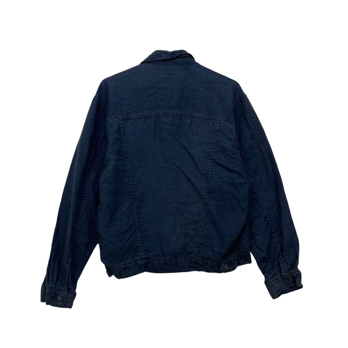 45rpm × Blue Blue Japan × Umii 908 L Vintage Japanese Brand Worker Style Jacket Size US M / EU 48-50 / 2 - 2 Thumbnail