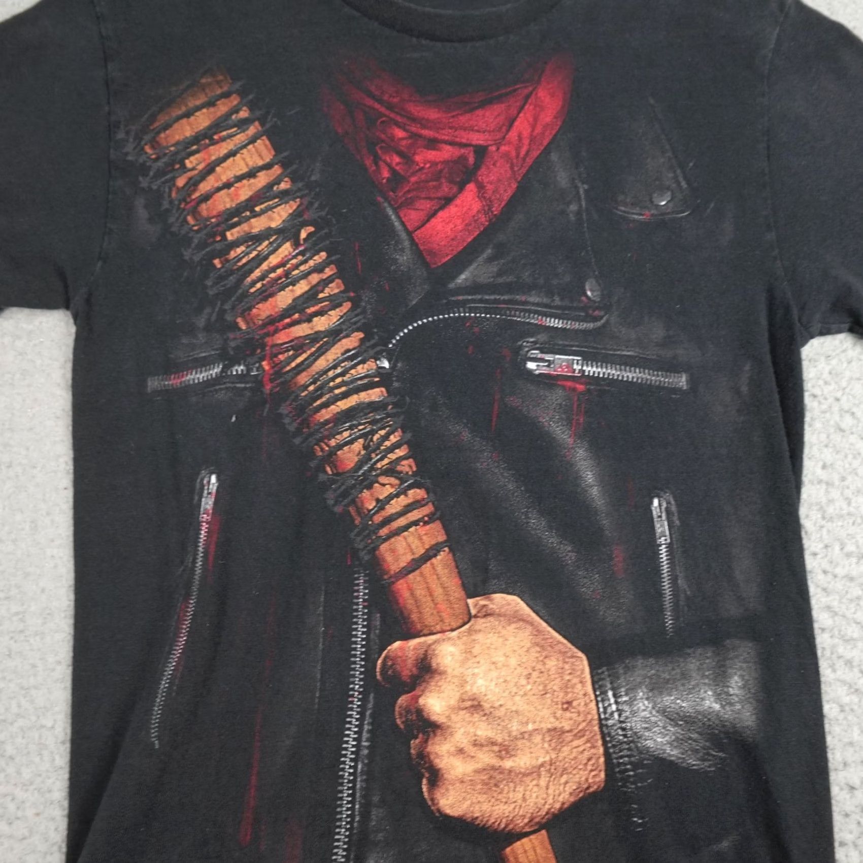 Vintage Negan Shirt Mens Small Black Delta Pro Weight Graphic Tee The Walking Dead Size US S / EU 44-46 / 1 - 7 Thumbnail