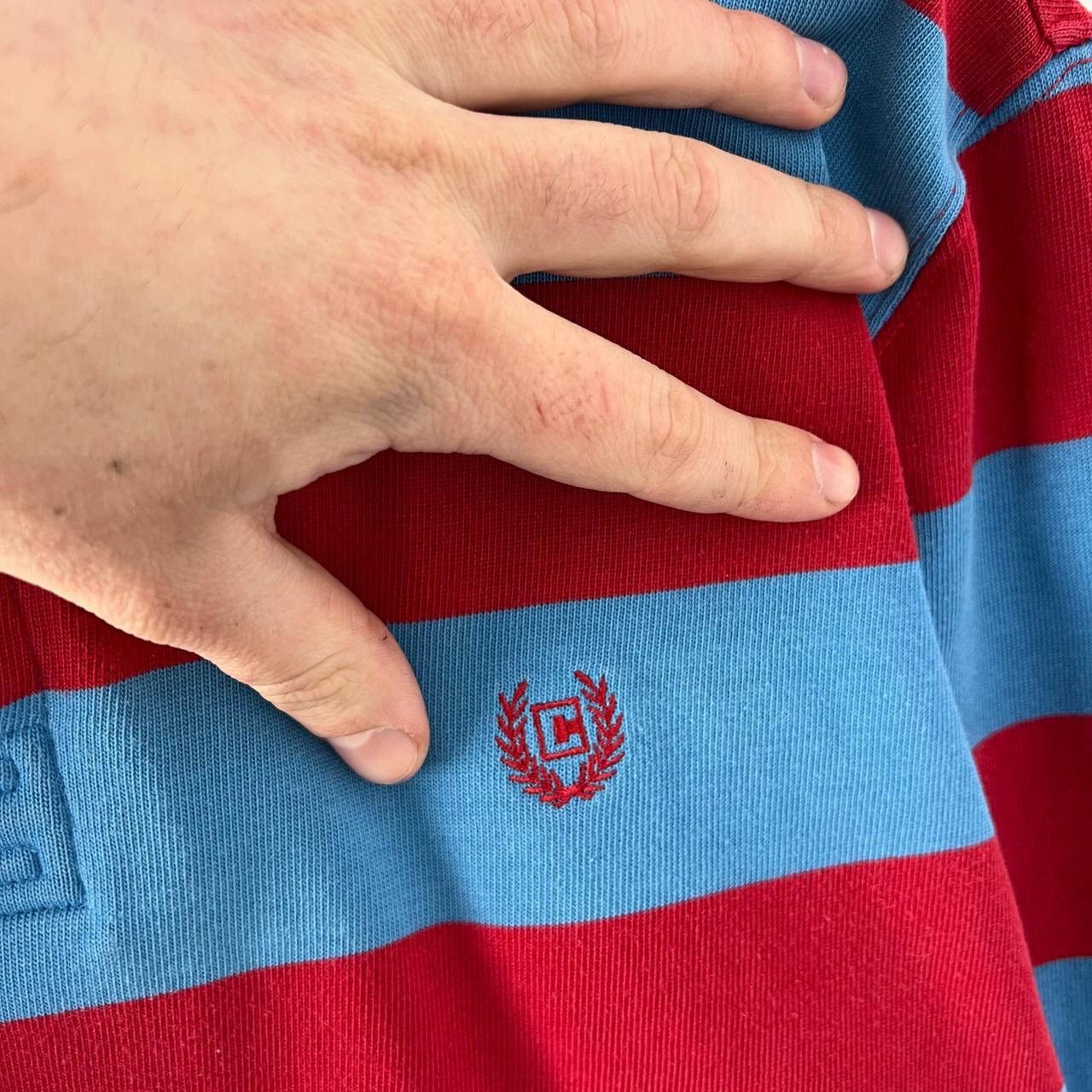 Chaps Ralph Lauren Vintage Chaps Ralph Lauren Rugby Chief Keef Style Striped Size US M / EU 48-50 / 2 - 3 Thumbnail