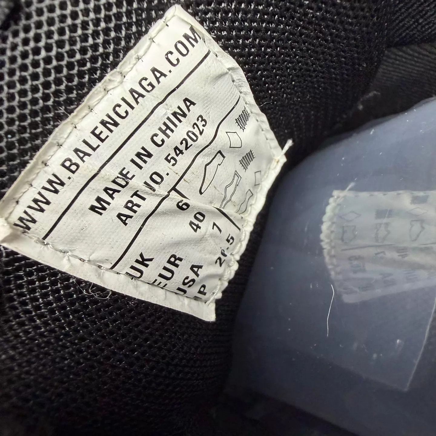 Balenciaga Balenciaga Track Black 40 98 New (No Side Tags, Original Box) Size US 7 / EU 40 - 9 Thumbnail