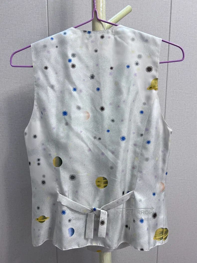 Hermes Hermes Planet Print Silk Vest Size XS / US 0-2 / IT 36-38 - 2 Thumbnail