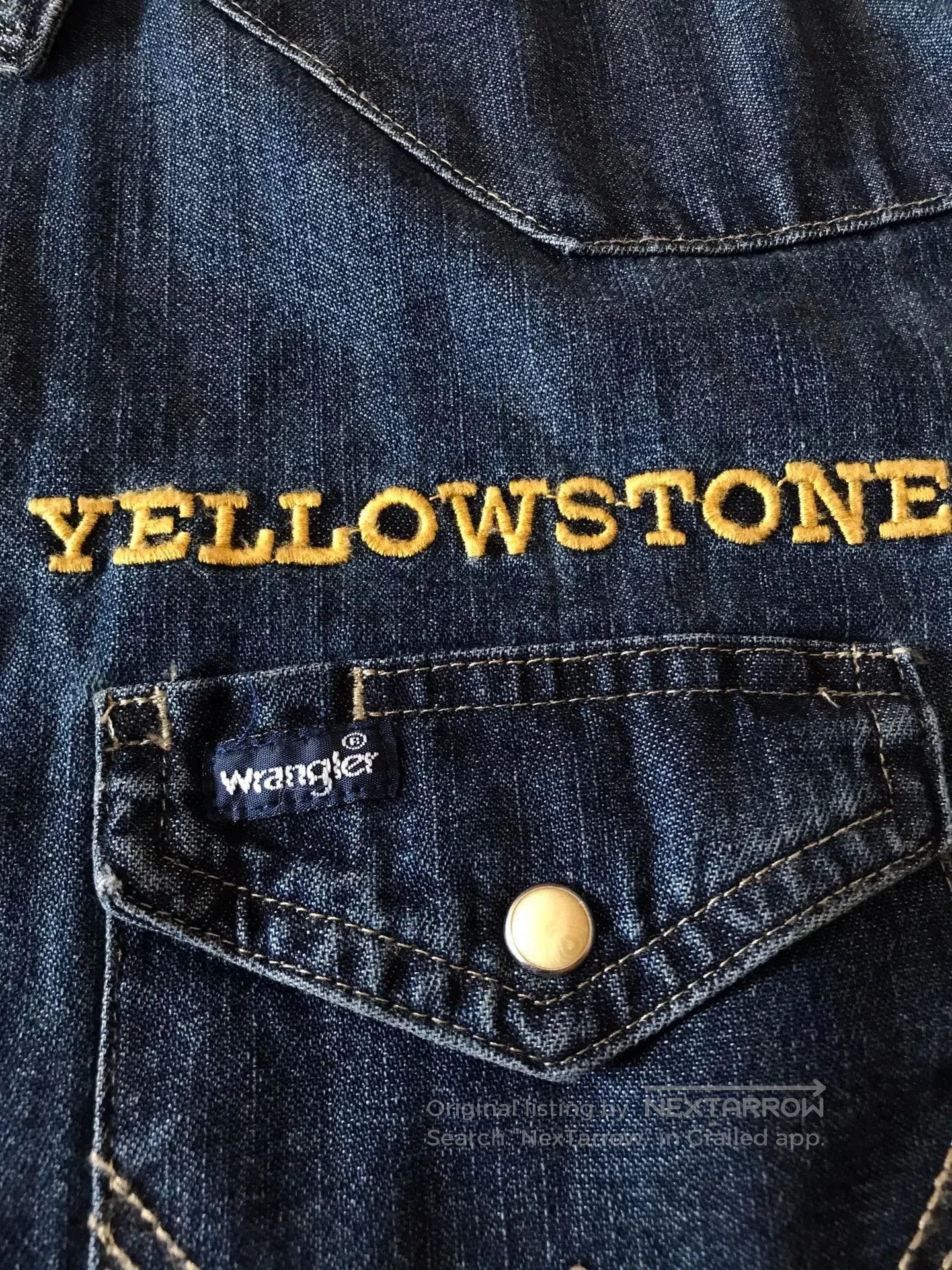 Wrangler Wrangler x Yellowstone Dutton Ranch Denim Shirt. Size US L / EU 52-54 / 3 - 5 Thumbnail