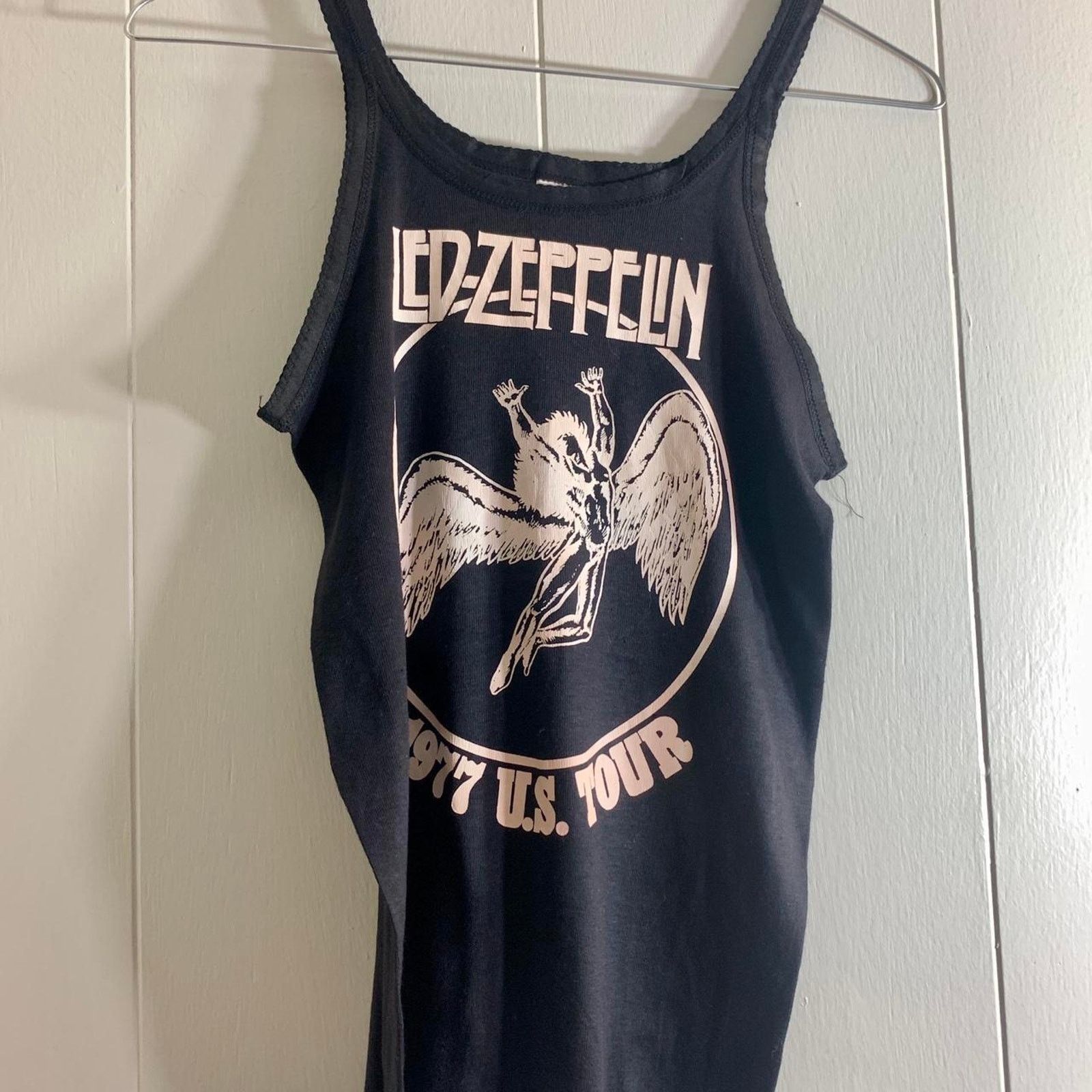Vintage 1977 LED ZEPPELIN U.S. Tour single stitch tank top 14 LARGE Size XL / US 12-14 / IT 48-50 - 1 Thumbnail