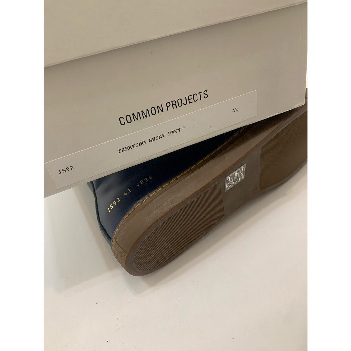 Common Projects COMMON PROJECTS NAVY TREKKING HIKING BOOTS Size US 9 / EU 42 - 14 Thumbnail