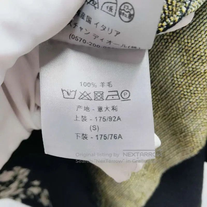 Dior Dior Floral Patterned Black Knit Pullover Sweater . Size S / US 4 / IT 40 - 4 Thumbnail