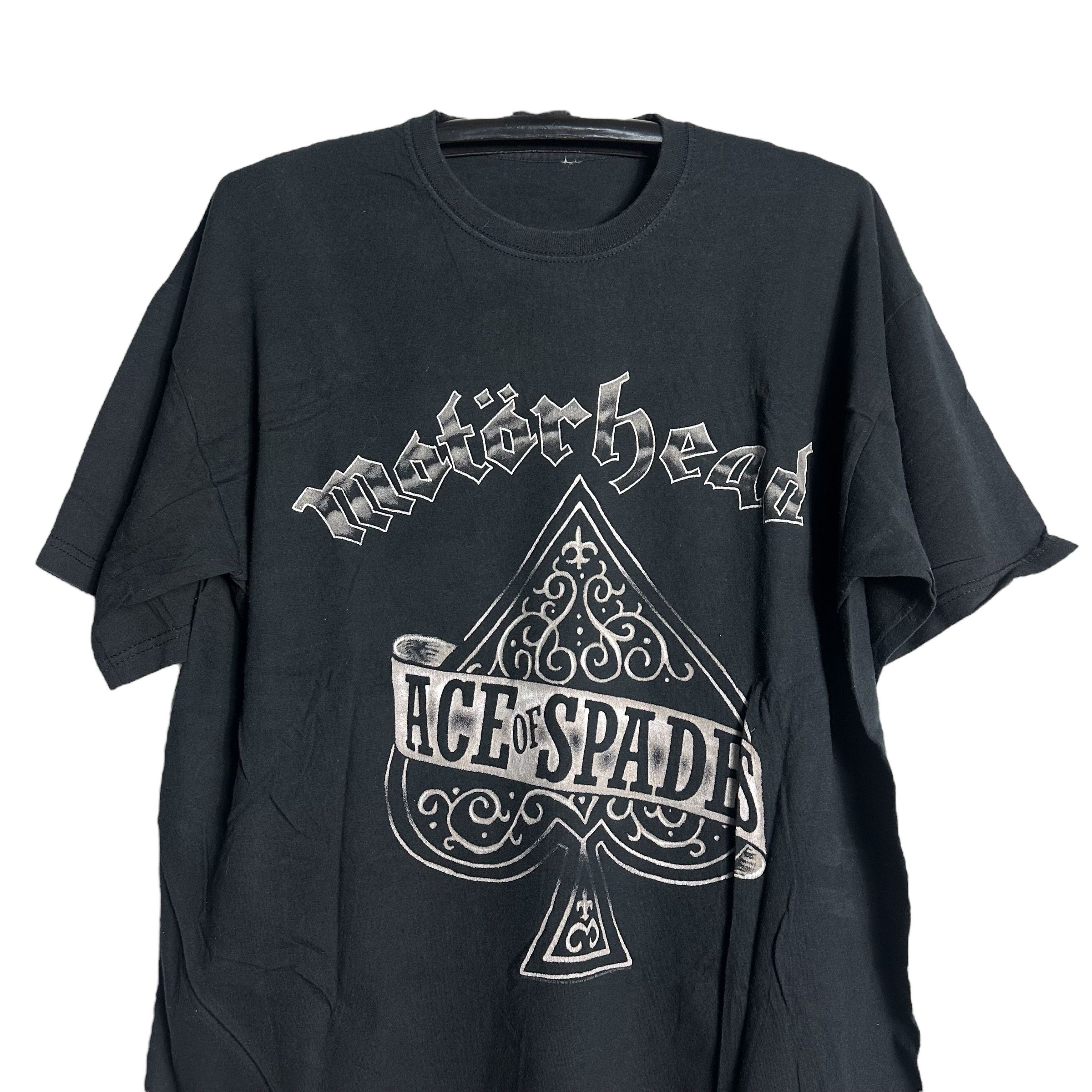 Band Tees 🔥RARE🔥Vintage Motorhead Band Ace of Spades T-shirt Size US XL / EU 56 / 4 - 2 Thumbnail