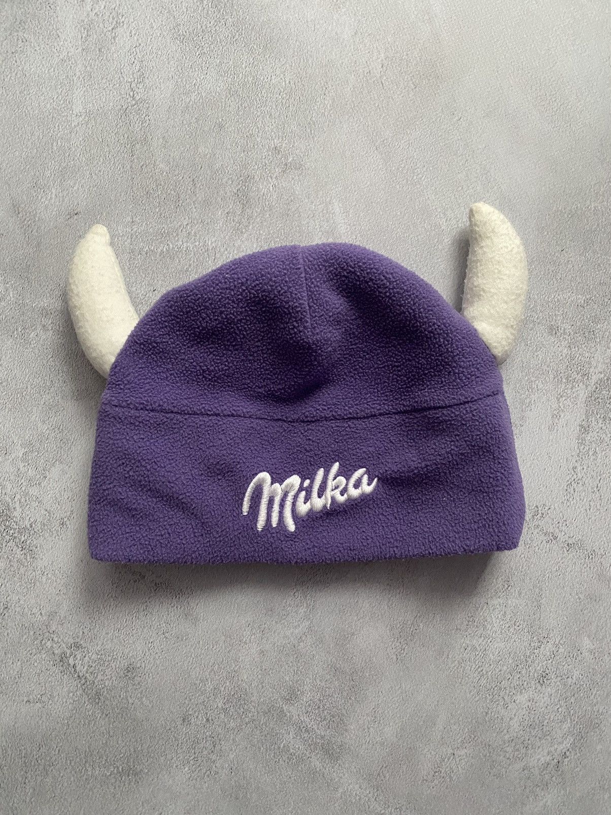 Other Vintage Milka Chocolate Beanie Hat Fleece Avant Garde Rare Size ONE SIZE - 1 Thumbnail